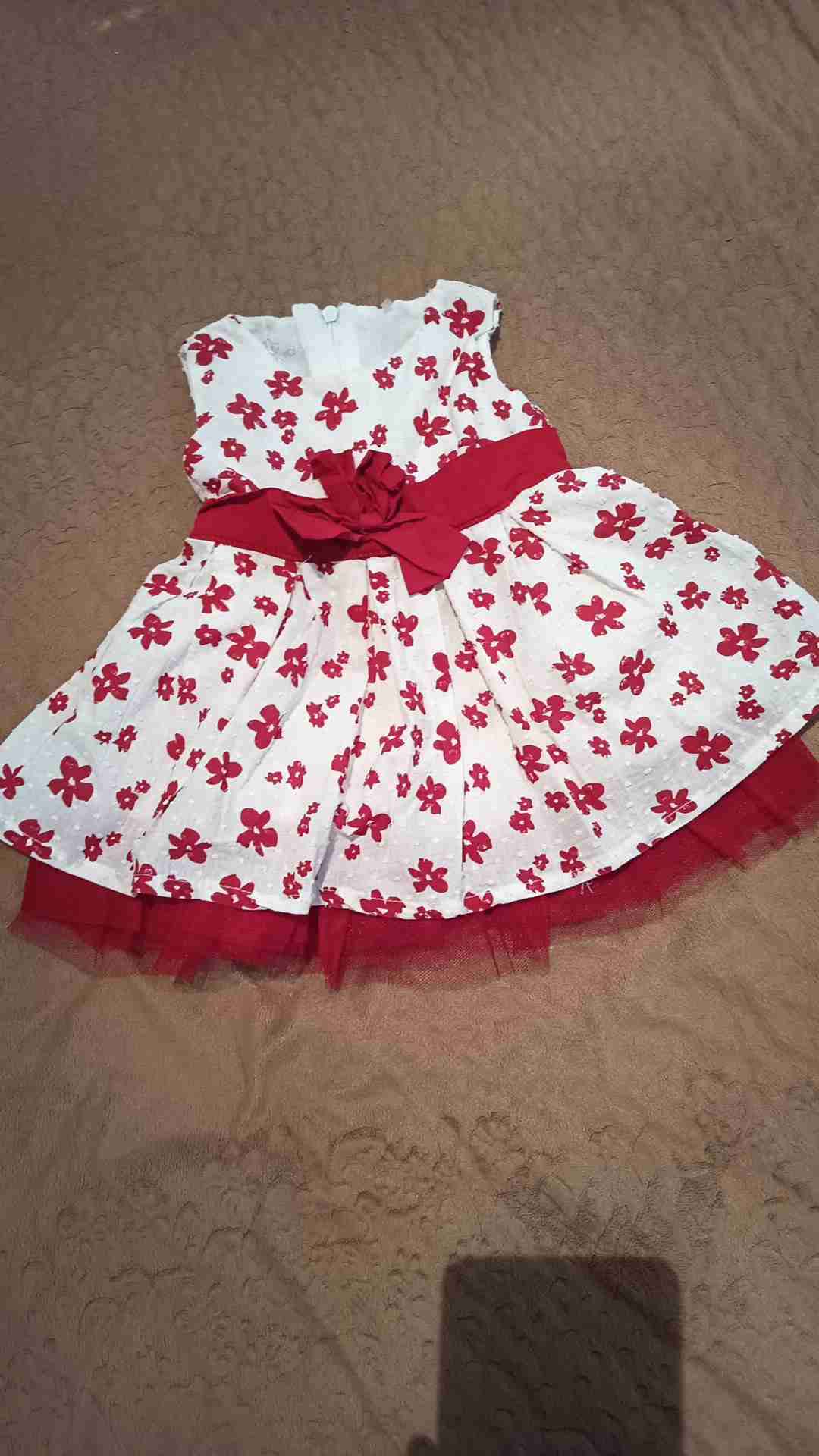 Vestido floreal - 3 MESES - miniatura 1