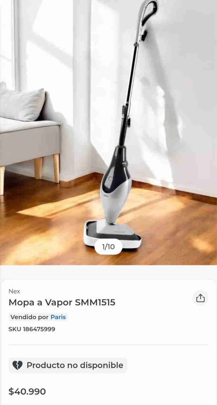 Mopa a vapor Nex SMM1515