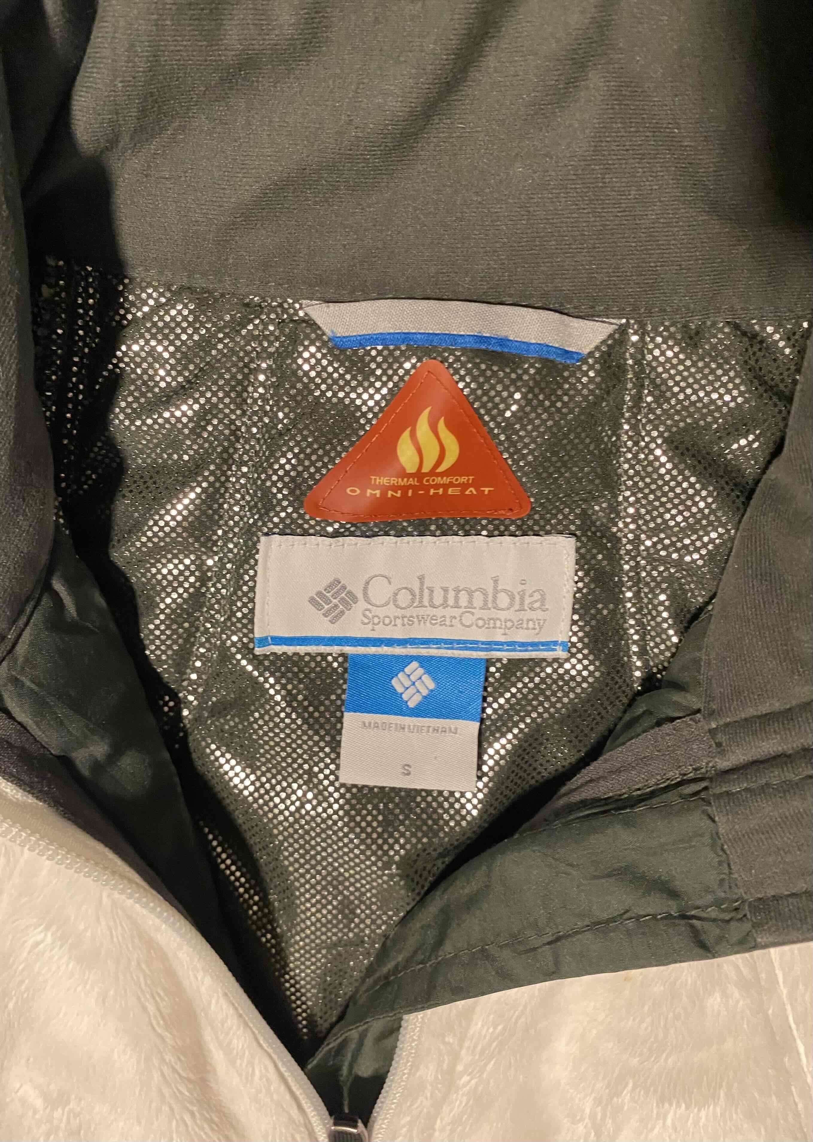 Chaqueta Columbia blanca y gris - miniatura 4