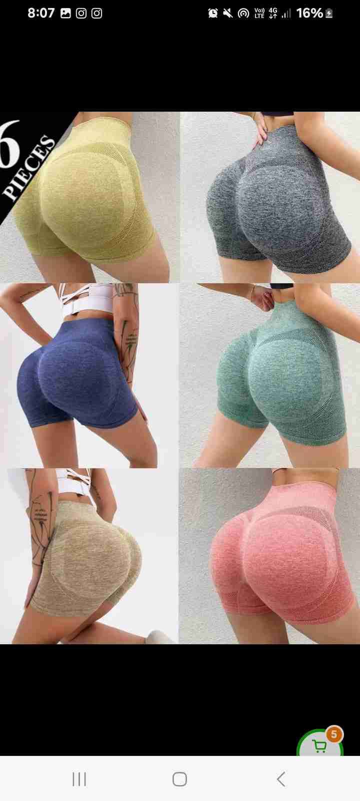 Set de shorts deportivos mujer - miniatura 6