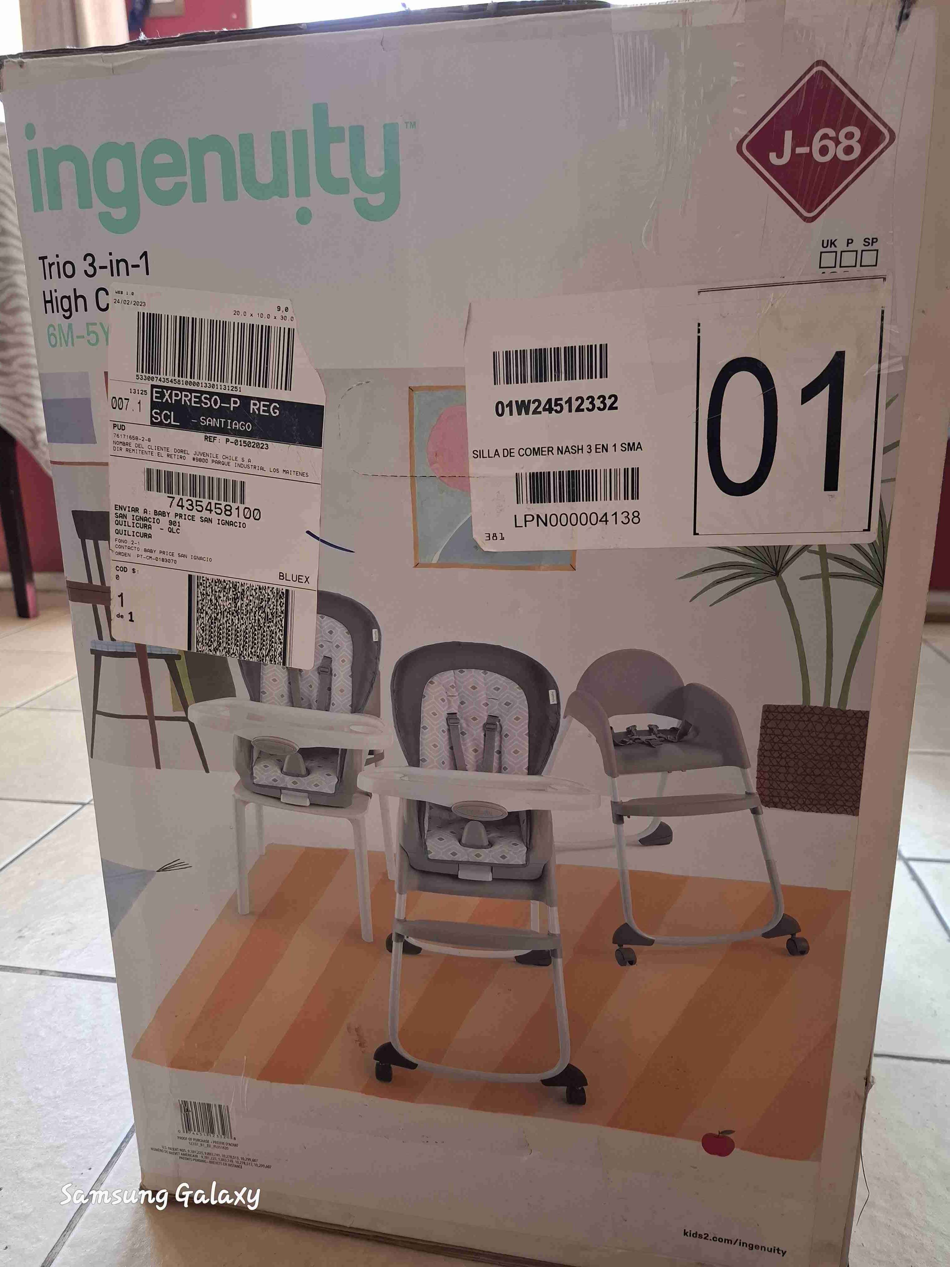 Silla de comer 3 en 1 Ingenuity - miniatura 1