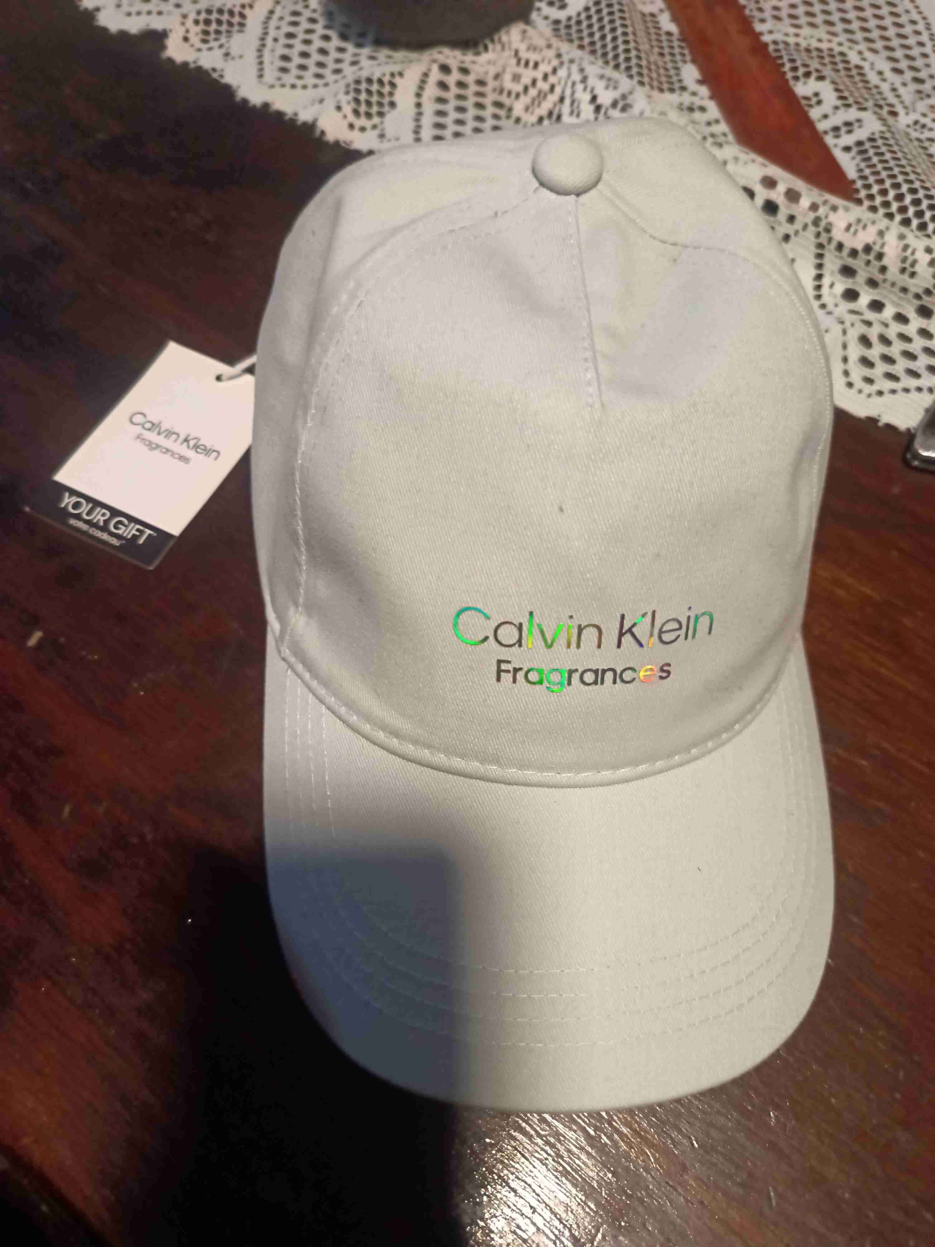 Gorra celeste claro Calvin Klein - miniatura 1