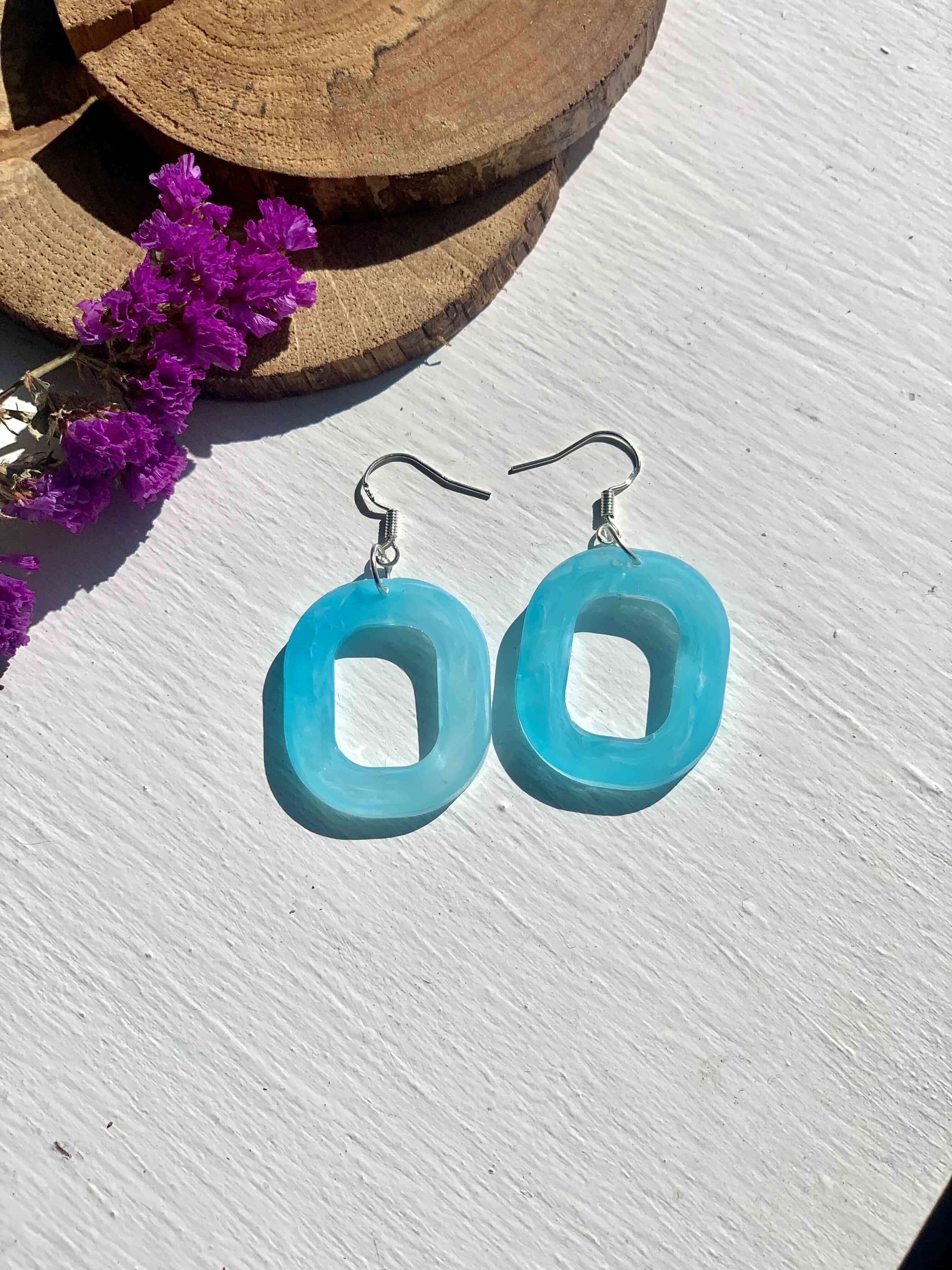 Aros colgantes celestes - miniatura 2