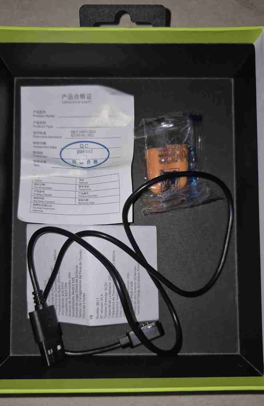 Auriculares inalámbricos Acuáticos negros - miniatura 3