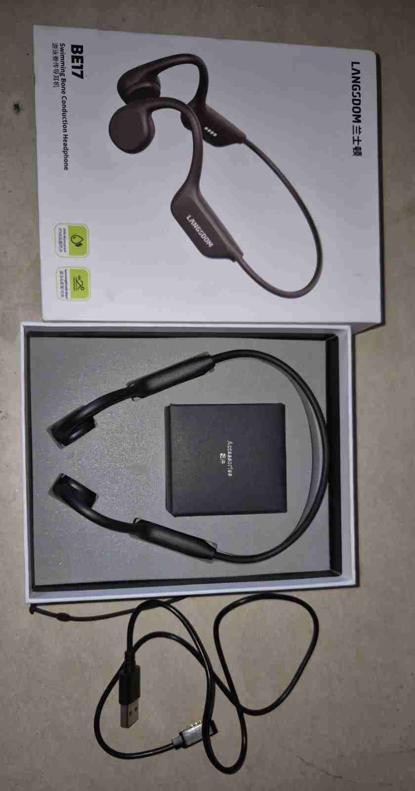 Auriculares inalámbricos Acuáticos negros - miniatura 4