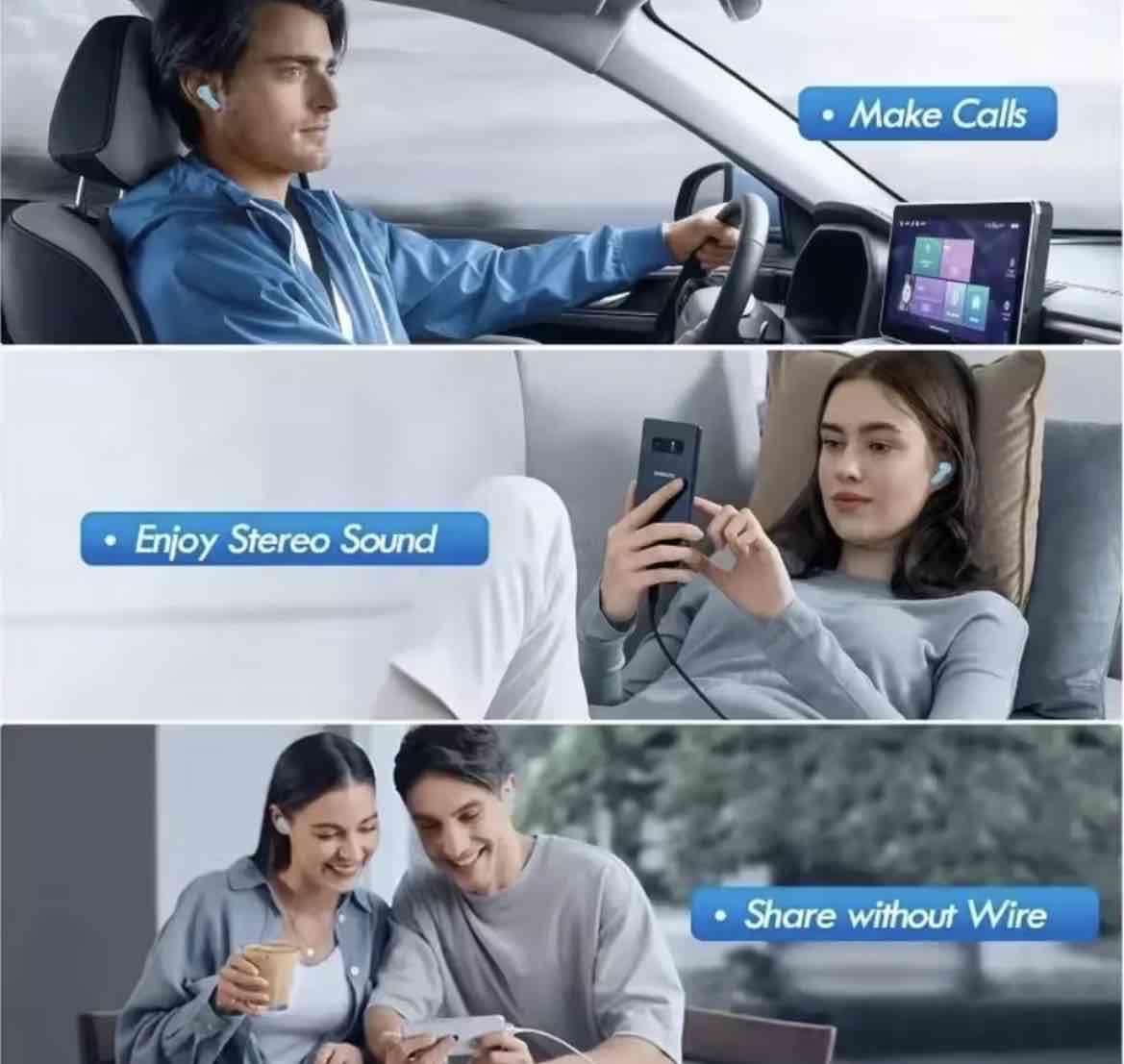 auriculares blanco - miniatura 5