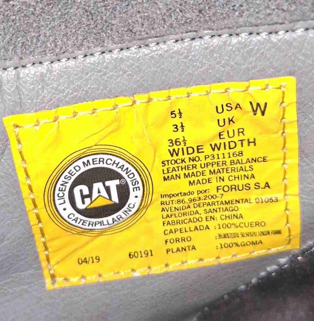 Botines mujer Caterpillar grises - miniatura 5