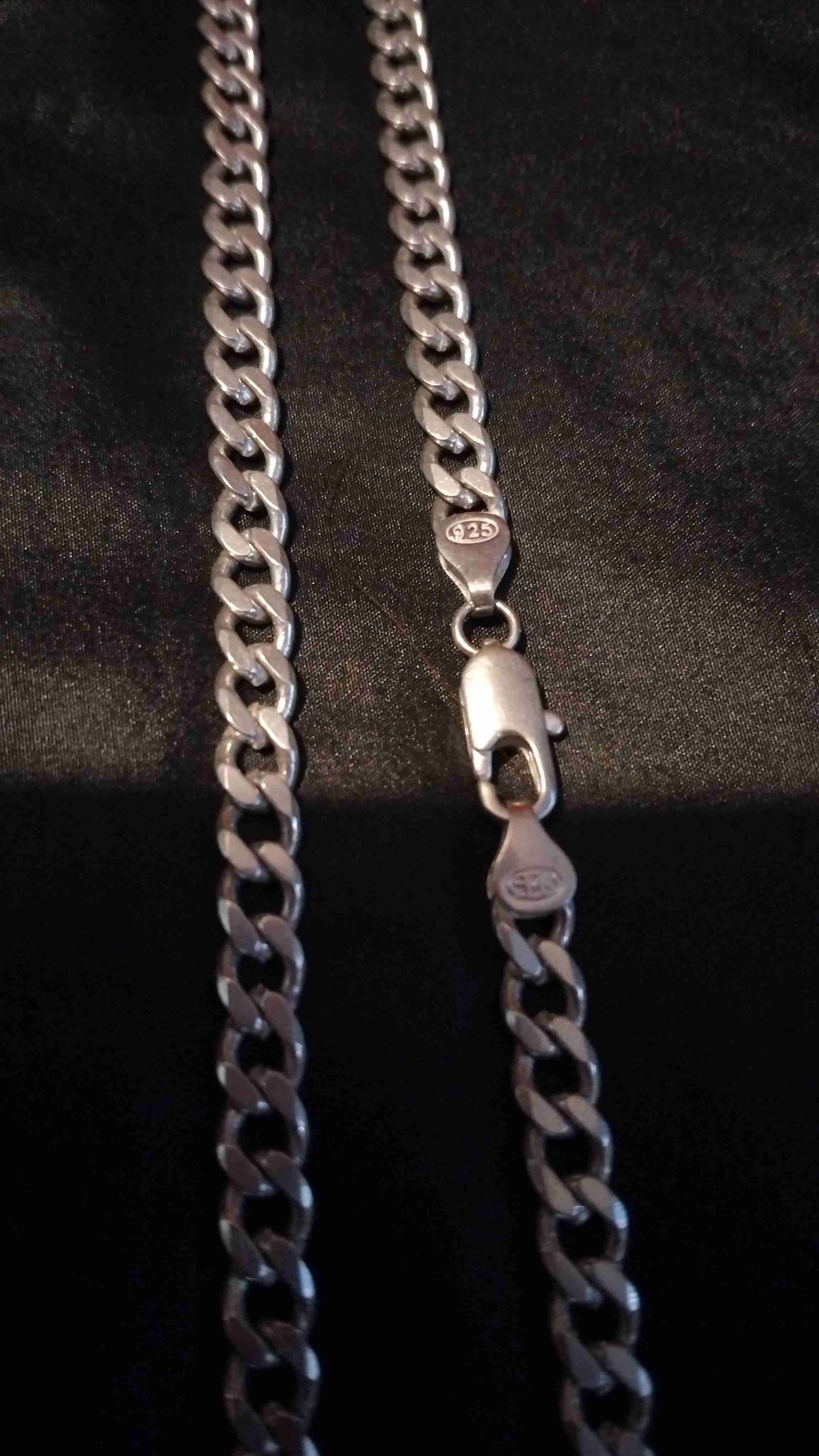 Cadena gruesa de plata - miniatura 2