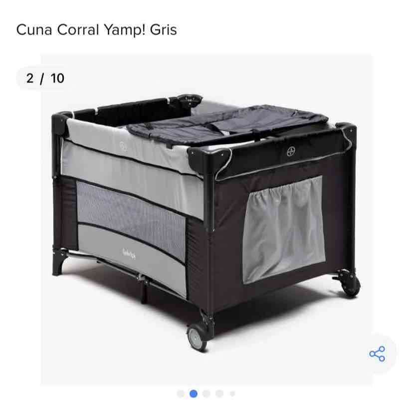 Cuna Corral Montreal Gris - miniatura 2