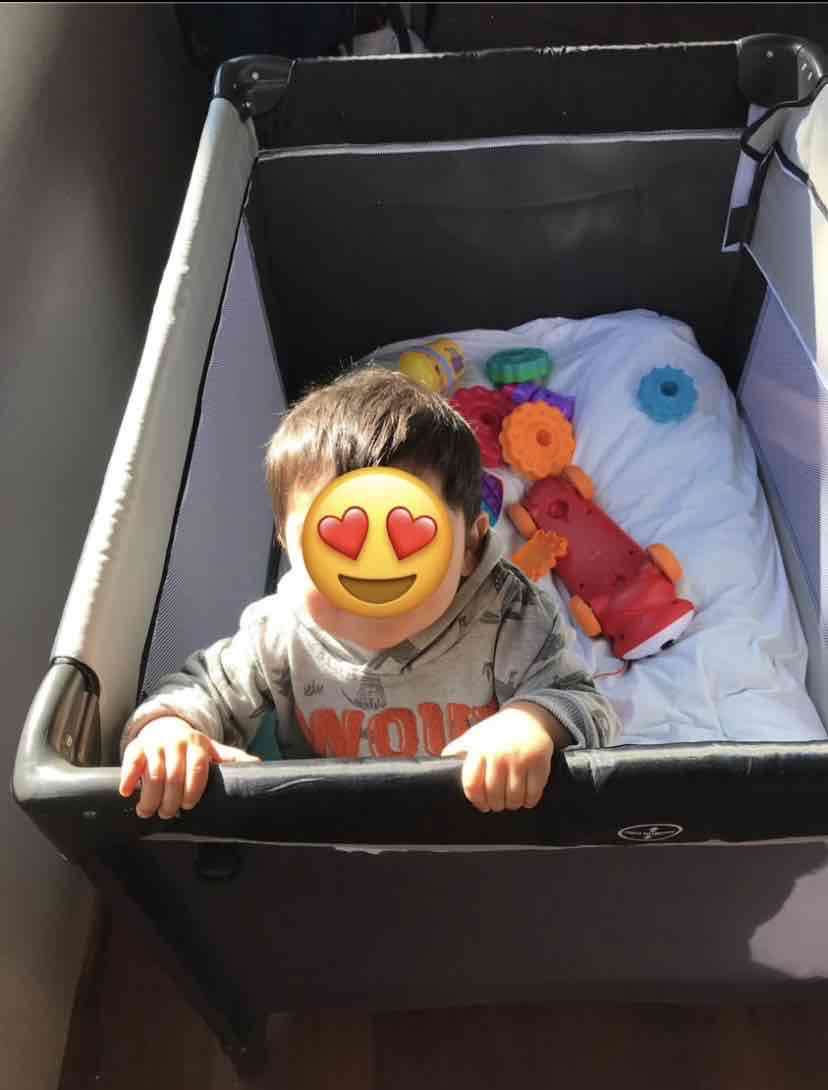 Cuna Corral Montreal Gris - miniatura 3