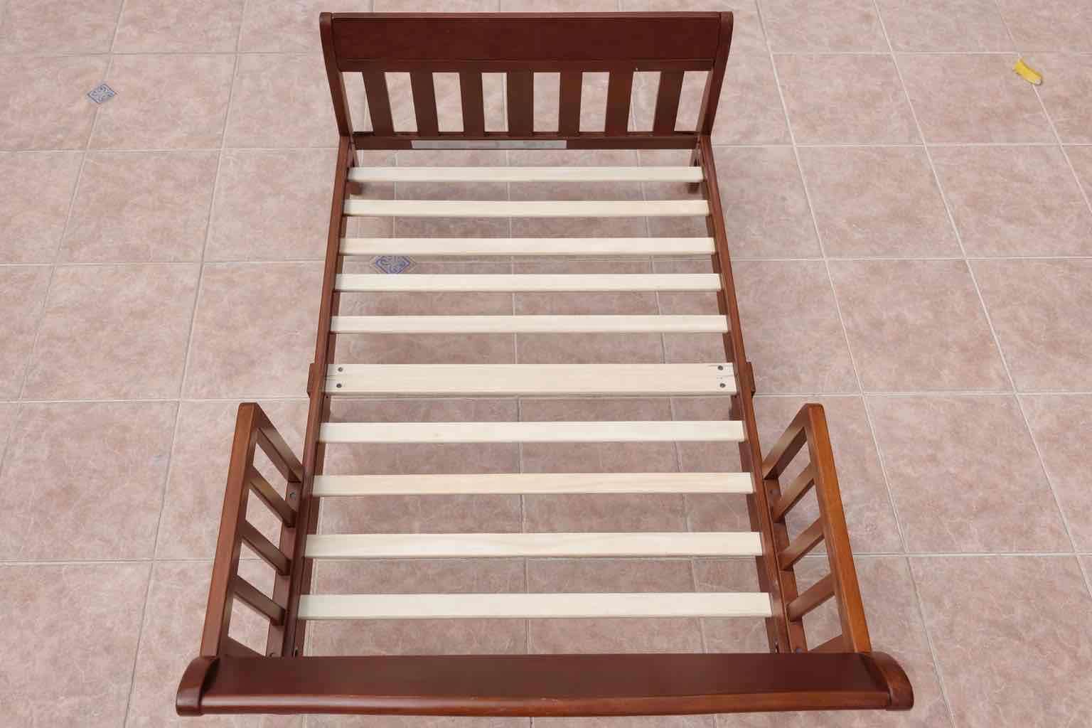 Cama infantil transicion de madera - miniatura 2