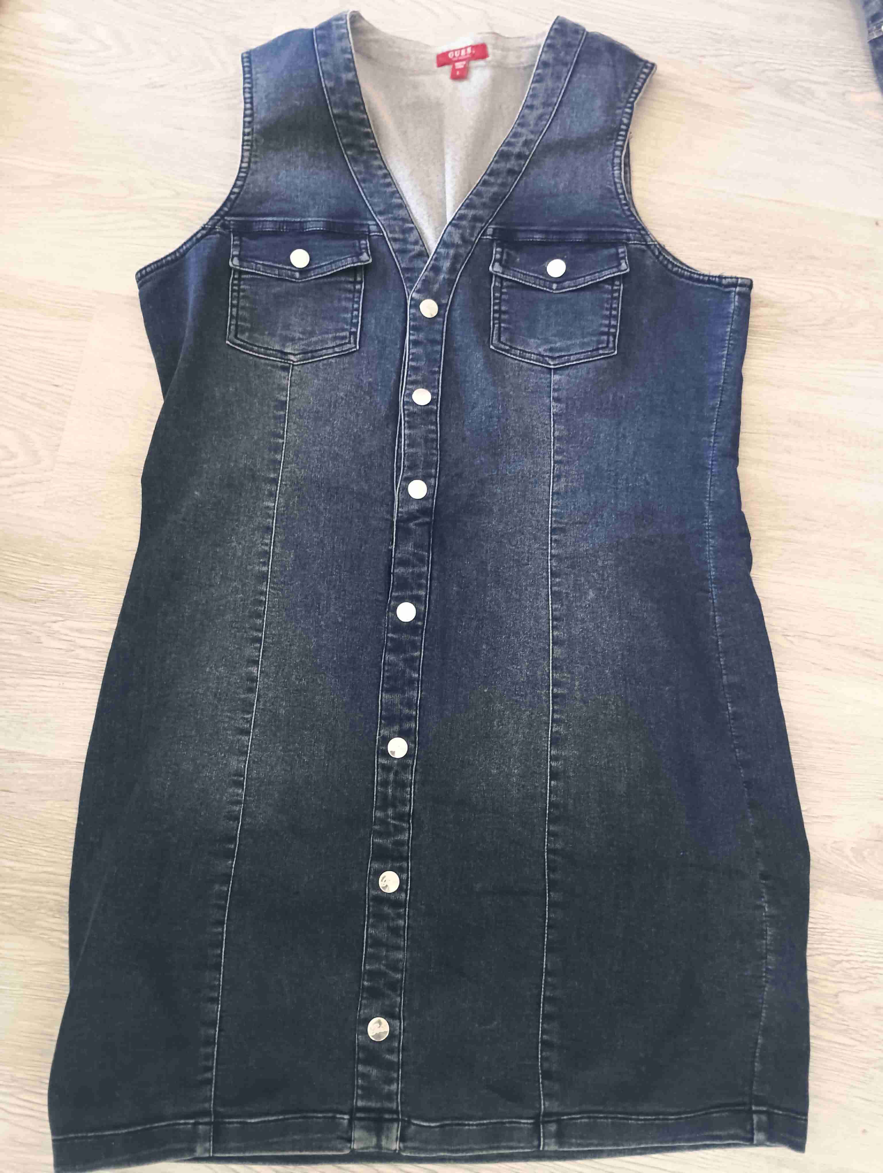 Vestido de mezclilla sin mangas GUESS - miniatura 1