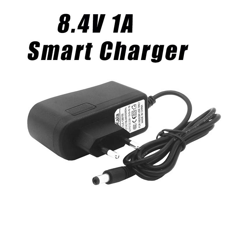 Cargador Baterias 8.4v 1a (1000ma) Focos Bici Y Ot - miniatura 2