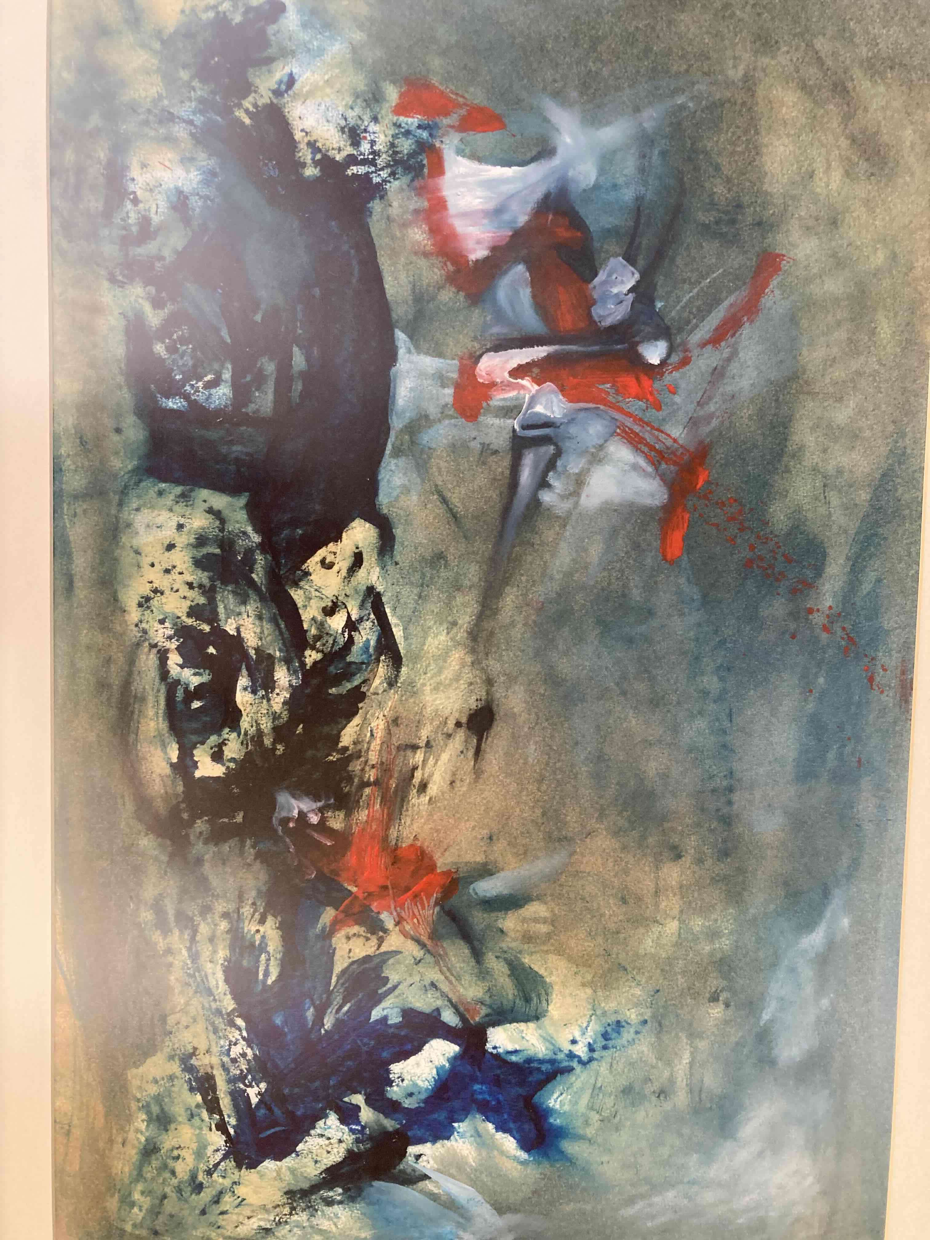 Cuadro Abstracto Enmarcado de Sebastian Haynig - miniatura 2