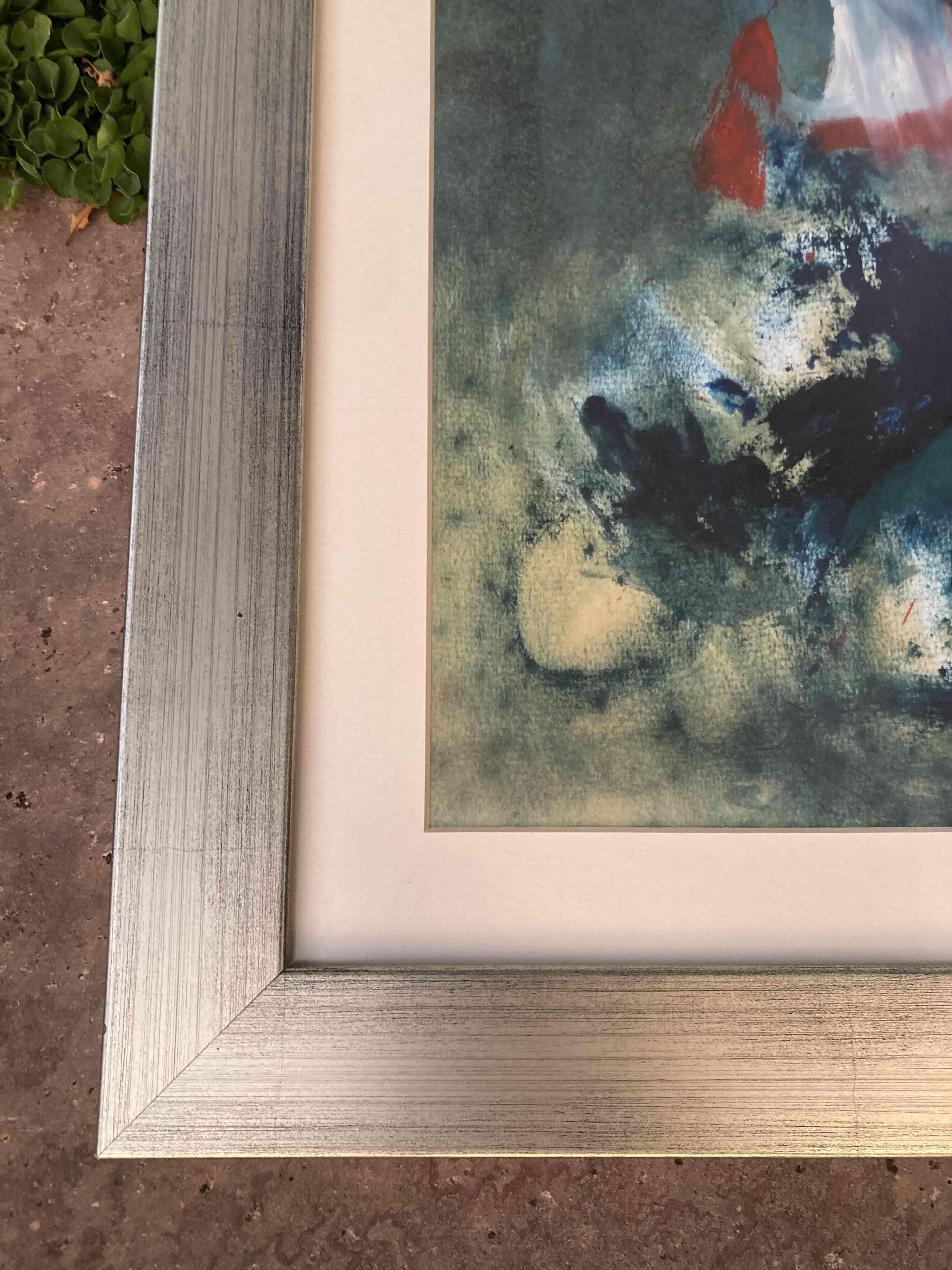 Cuadro Abstracto Enmarcado de Sebastian Haynig - miniatura 4