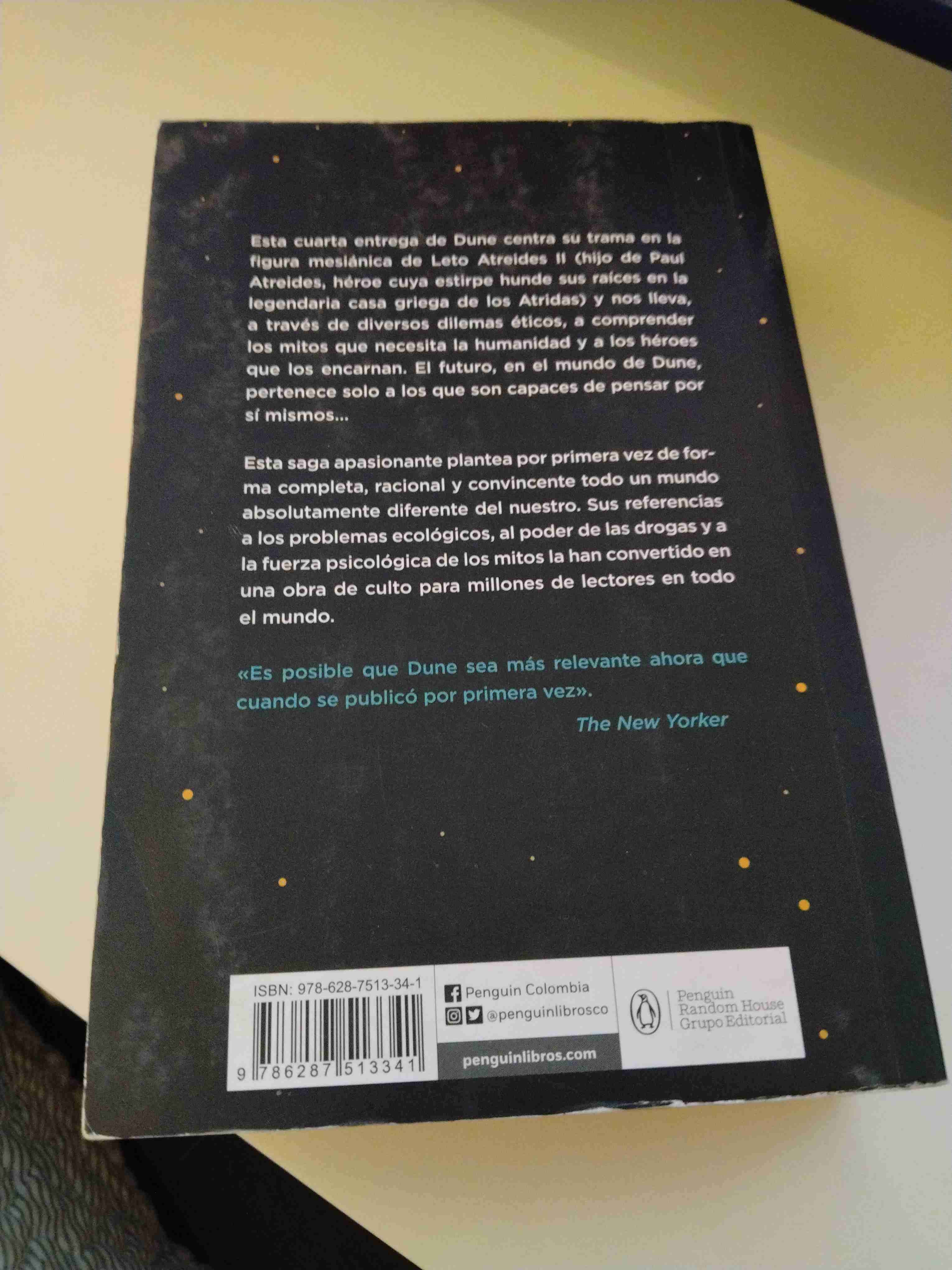 Libro Dios Emperador de Dune - miniatura 2