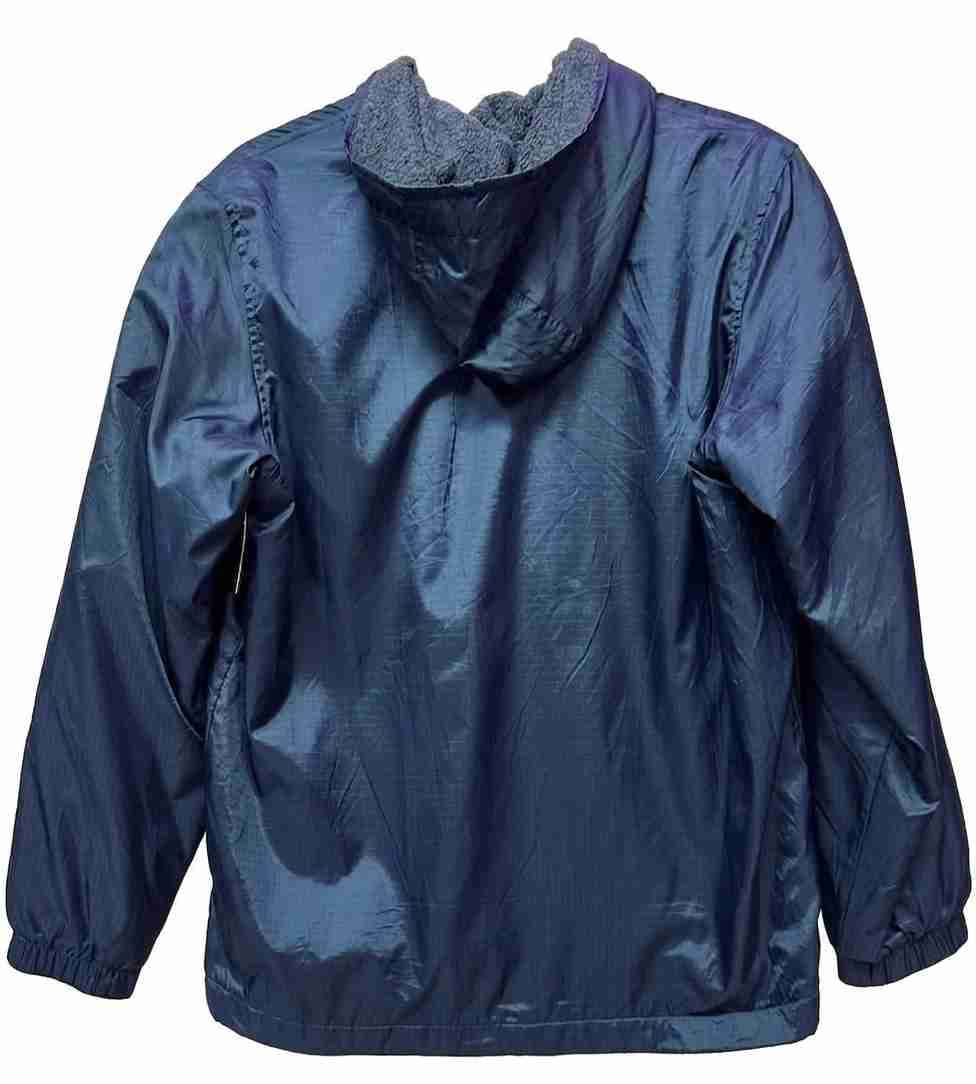 Chaqueta azul con capucha - miniatura 2