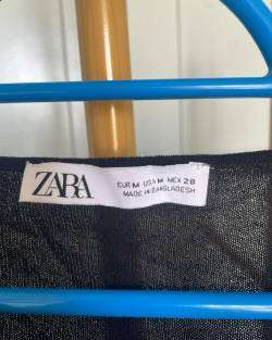 Top tejido Zara cuello asimétrico - miniatura 4