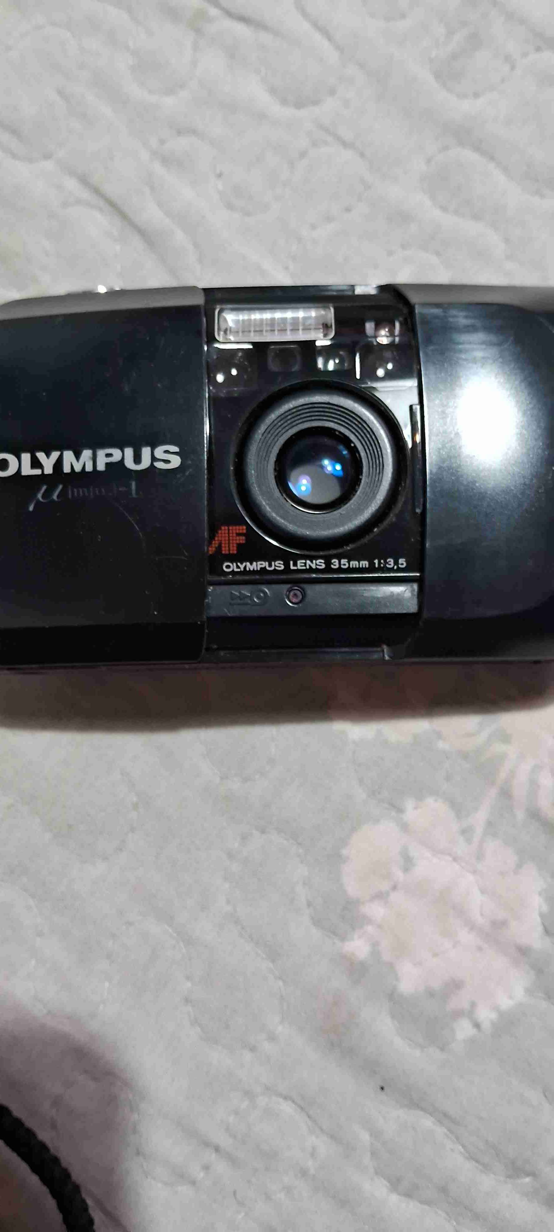 Cámara Olympus mju II negra - miniatura 2