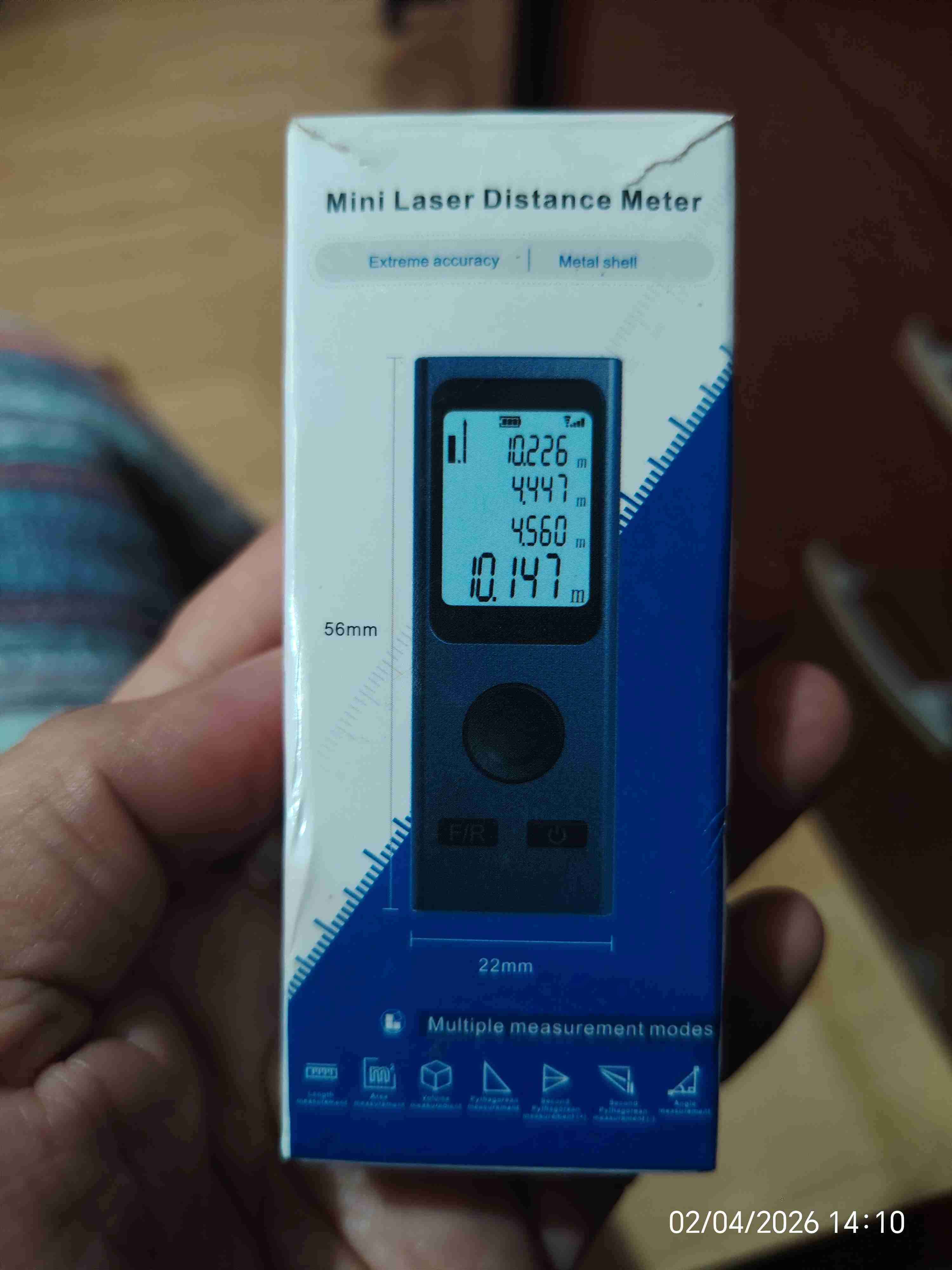 Medidor láser de distancia mini - miniatura 2