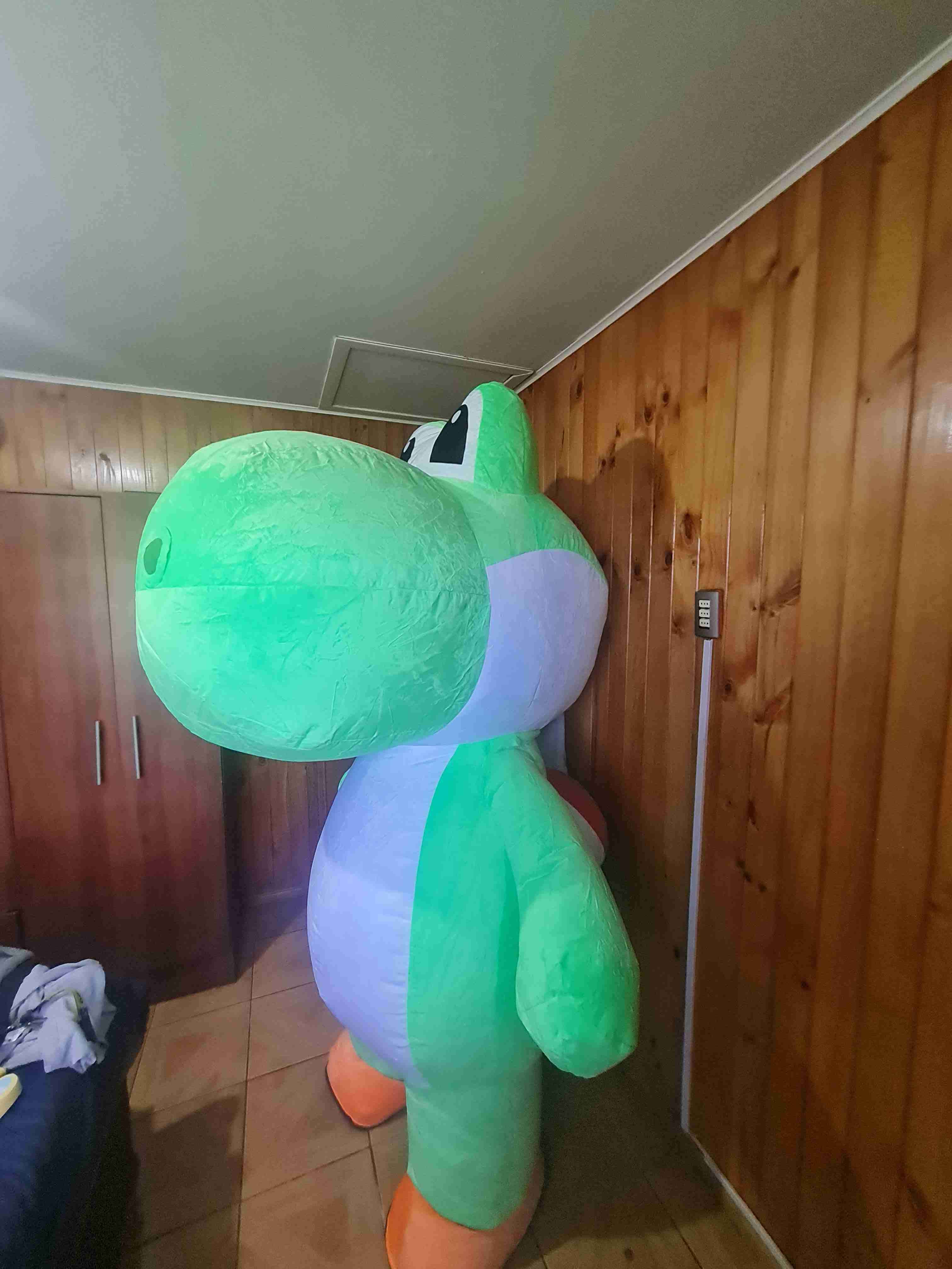 Disfraz inflable de yoshi - miniatura 2