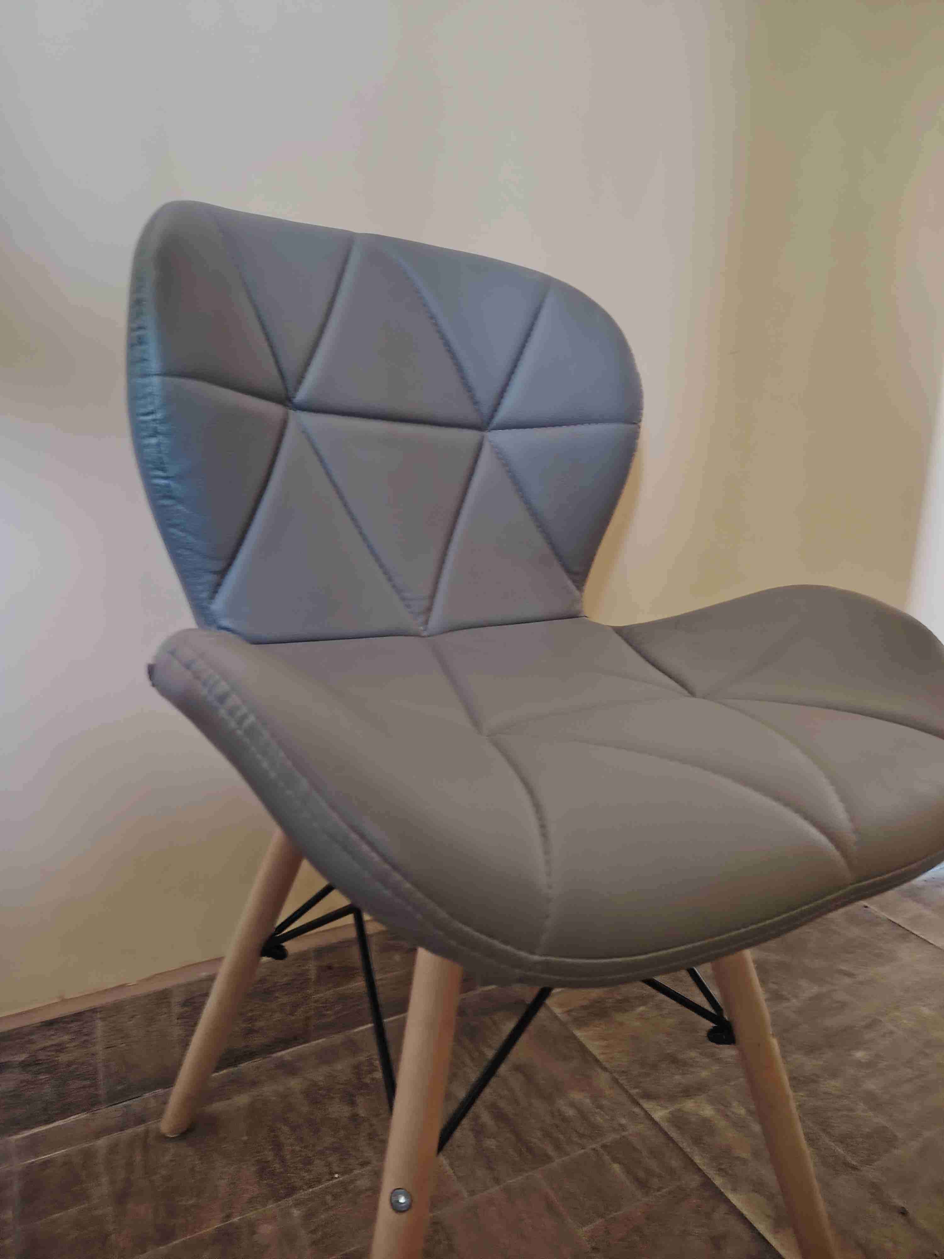 Sillas de diseño gris moderna - miniatura 3