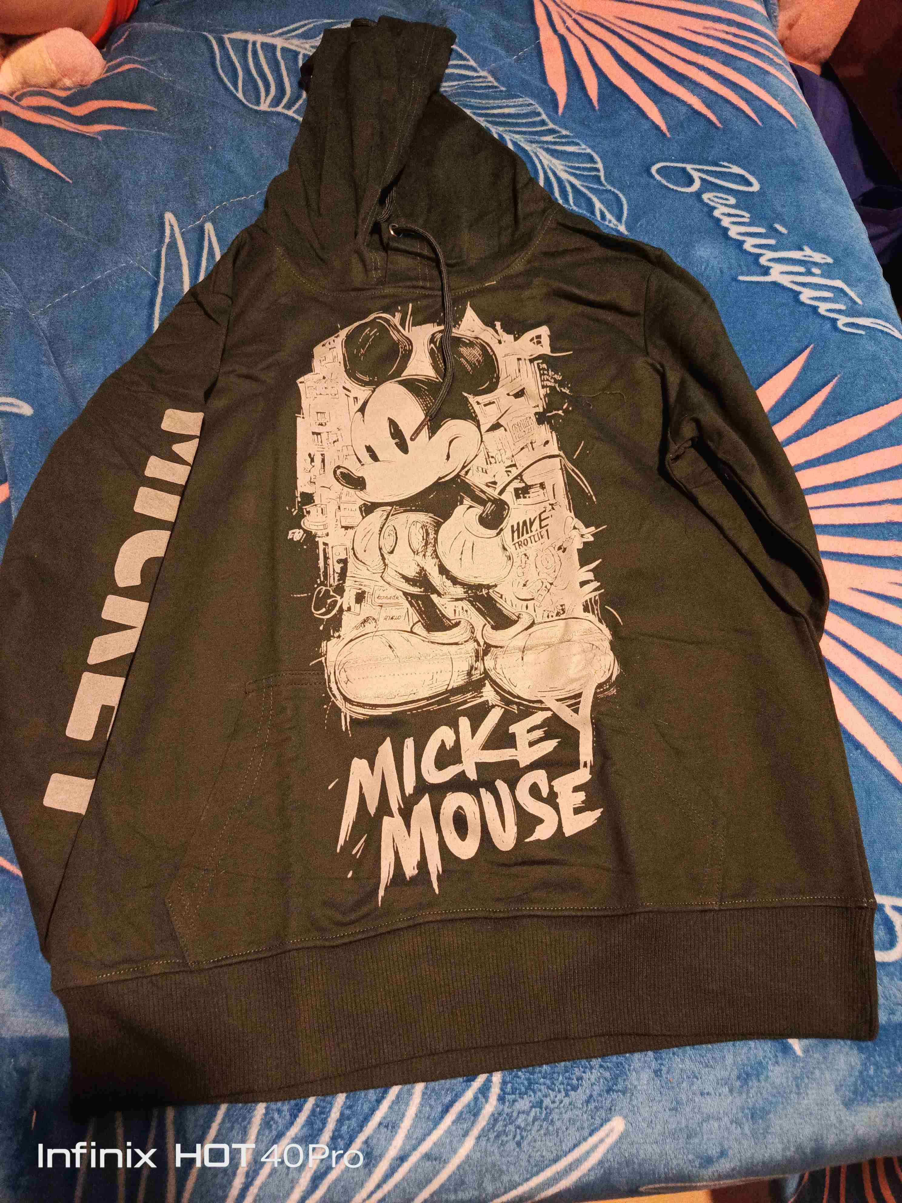 Polerón Mickey Mouse negro - miniatura 2