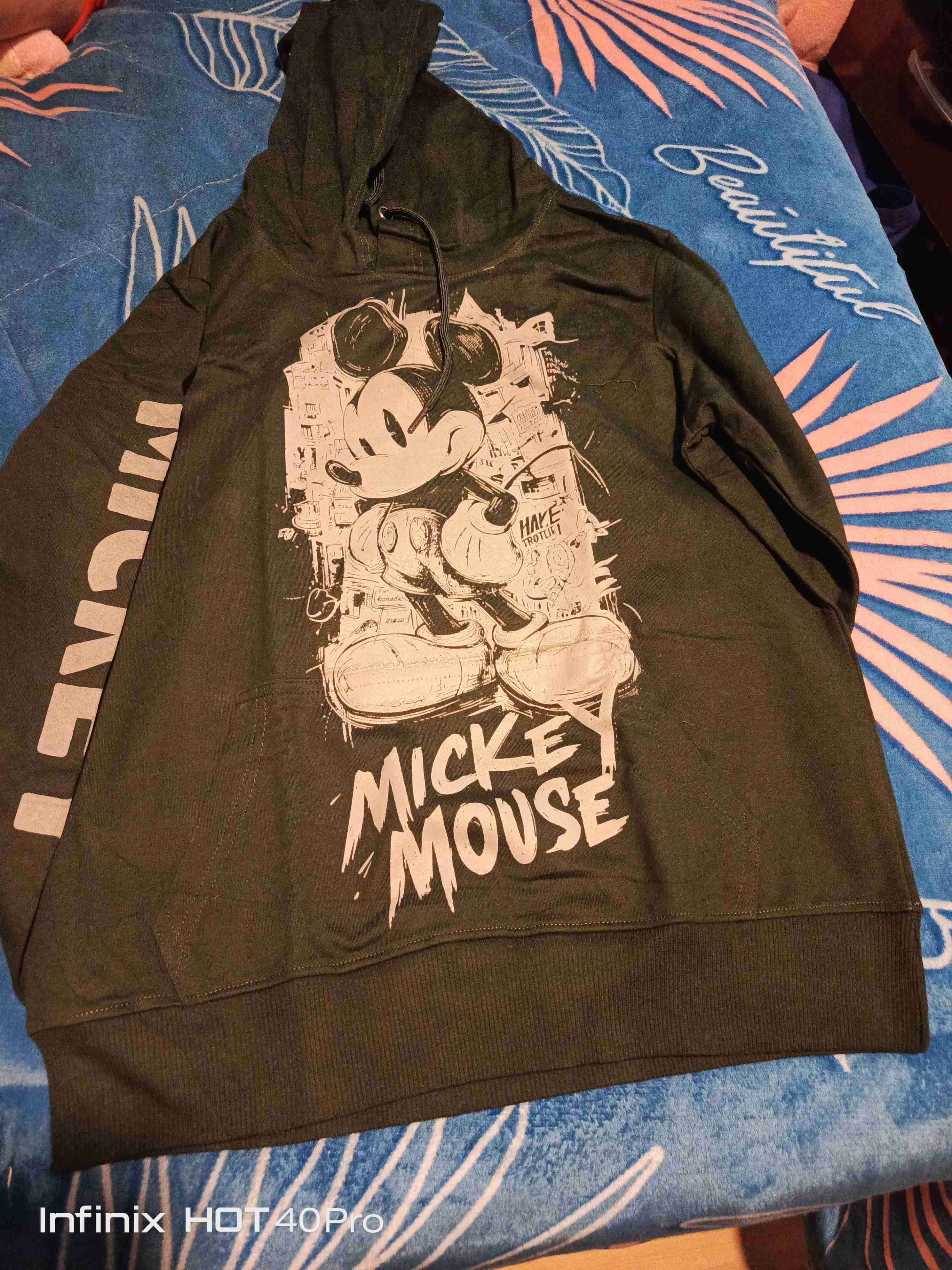 Polerón Mickey Mouse negro - miniatura 3