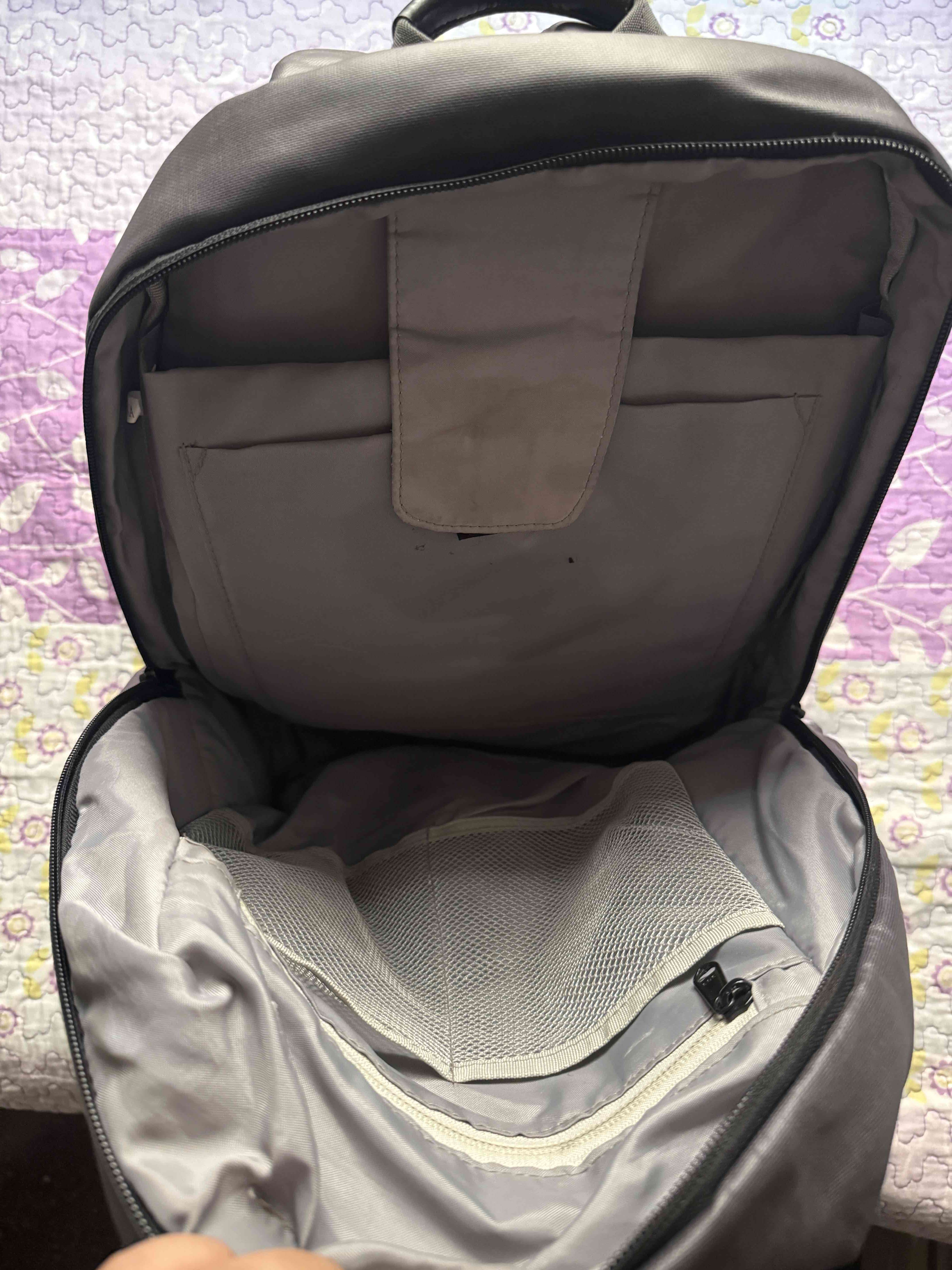 Mochila gris Zucca - miniatura 4