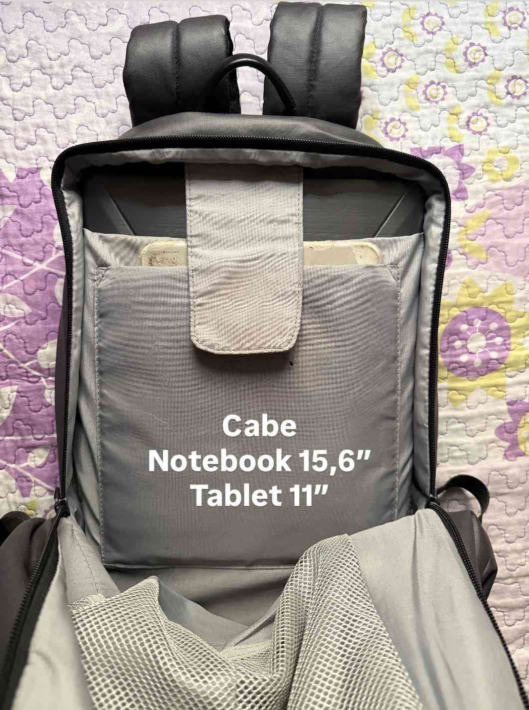 Mochila gris Zucca - miniatura 6