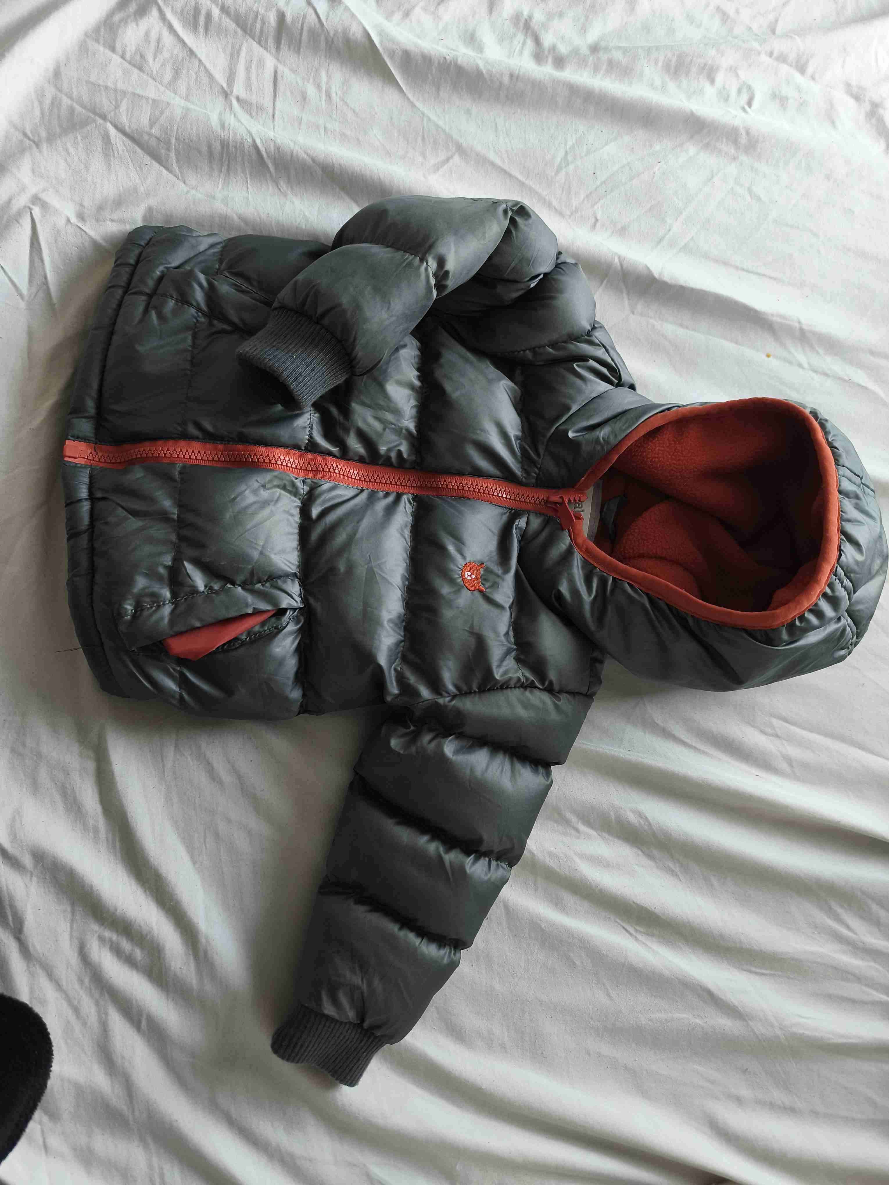 Chaqueta acolchada azul marino - miniatura 2