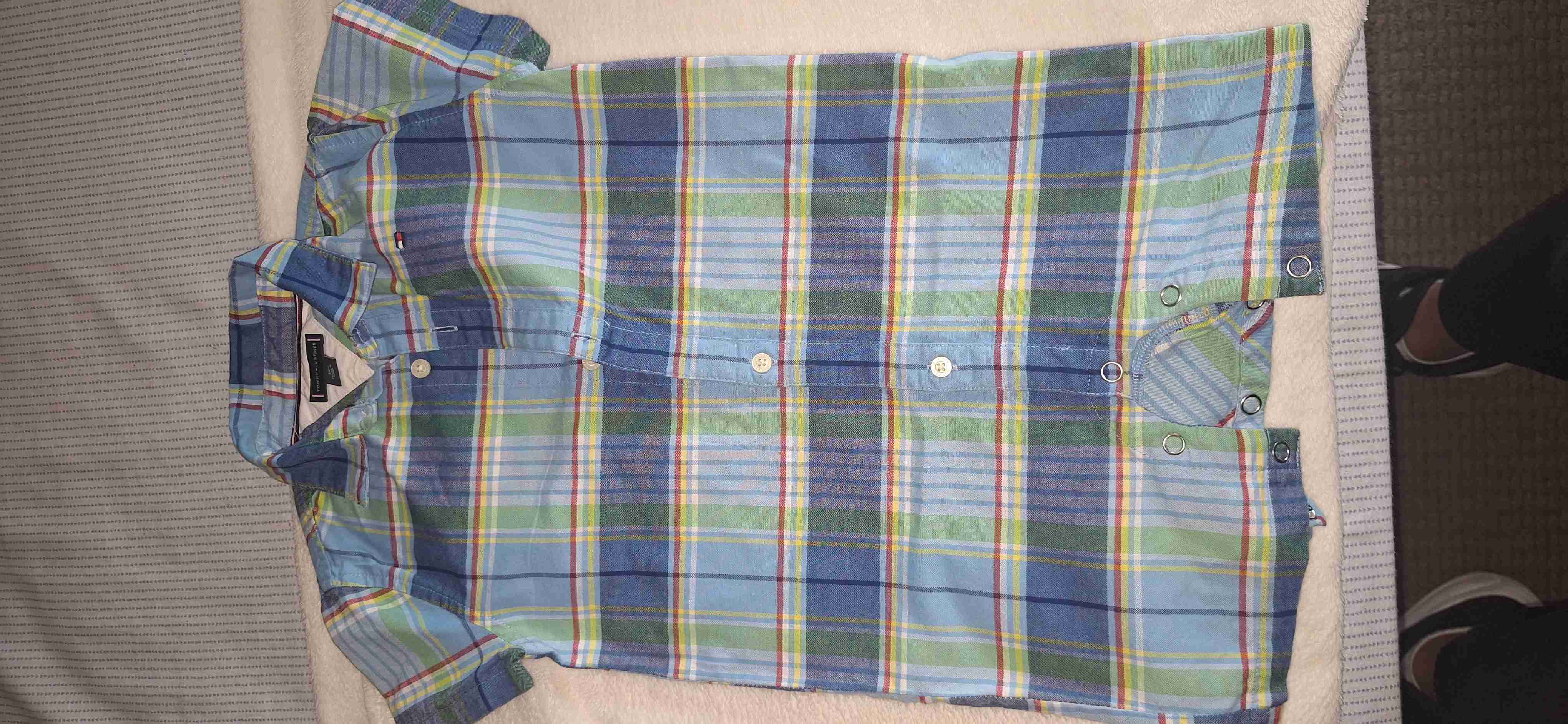 Body de niño a cuadros - miniatura 2