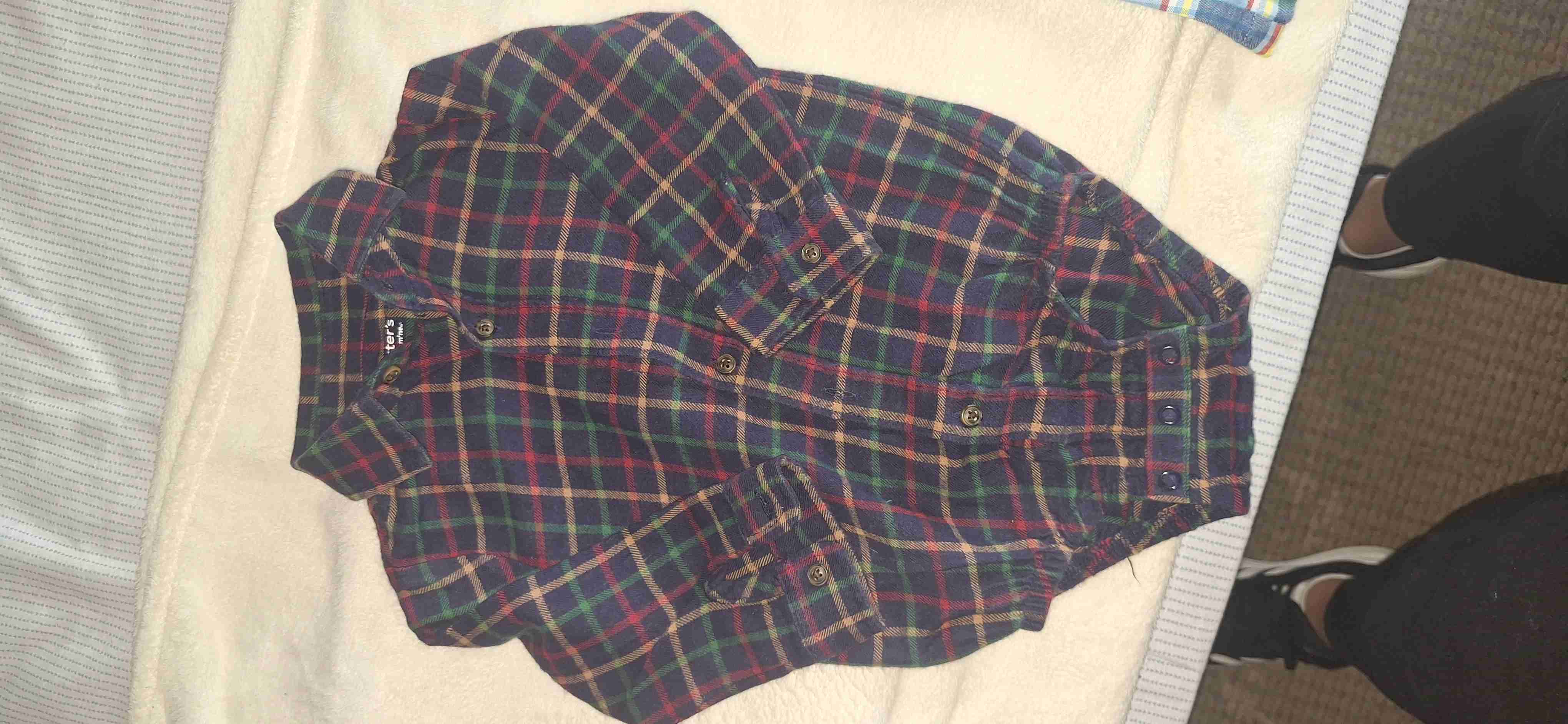 Body de niño a cuadros - miniatura 3