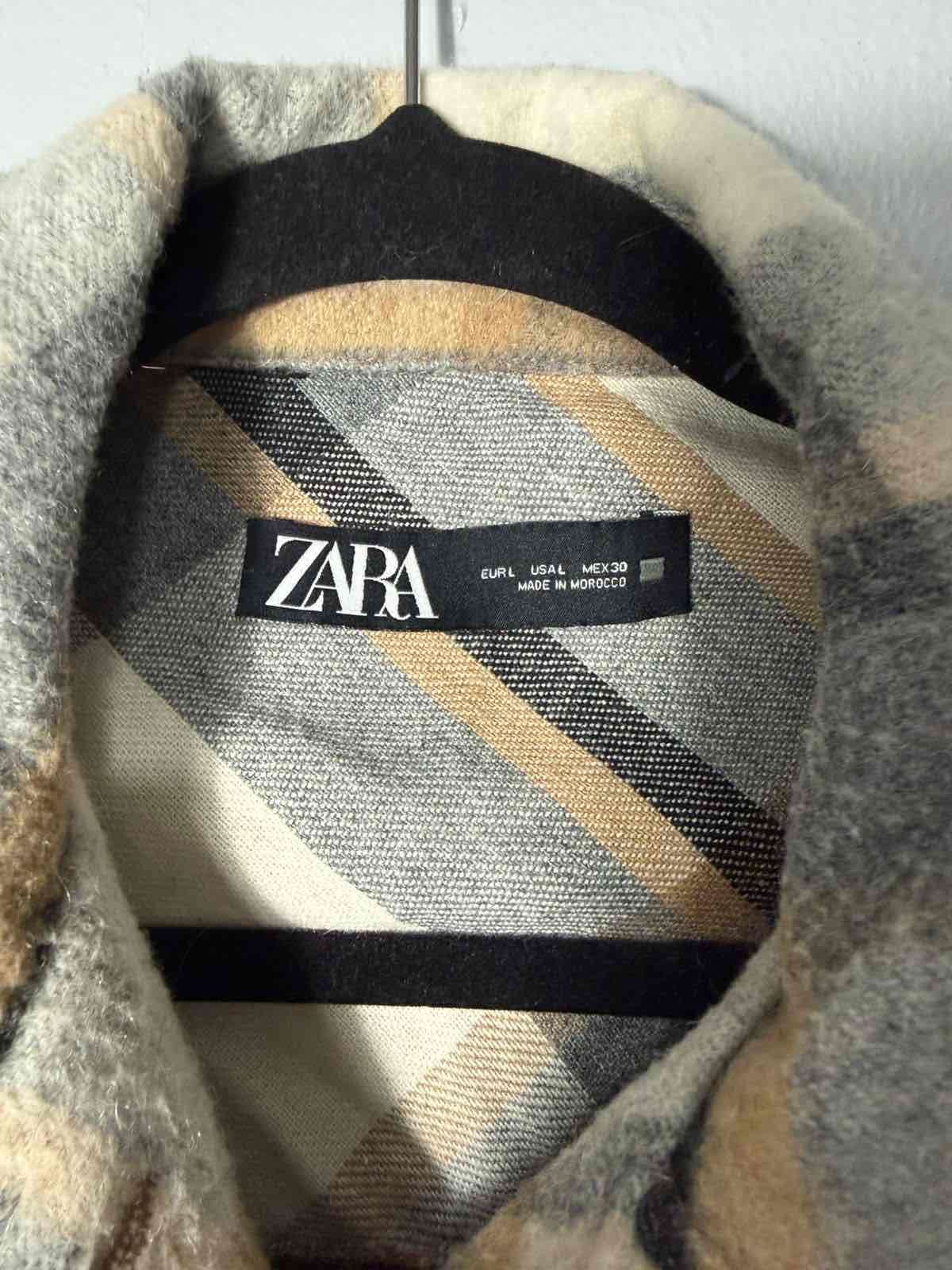 Sobrecamisa afranelada Zara – Talla L (Oversize) - miniatura 3