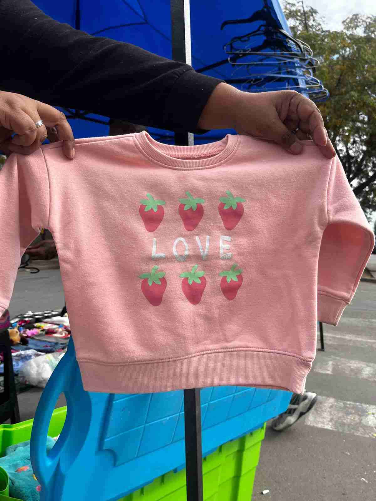 Chaqueta acolchada celeste infantil - miniatura 6