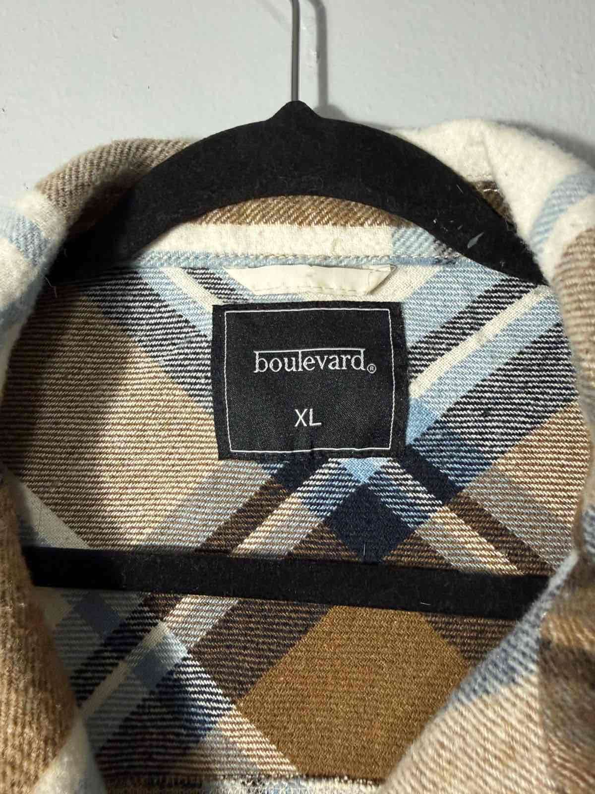 Sobrecamisa afranelada Boulevard – Talla XL - miniatura 3