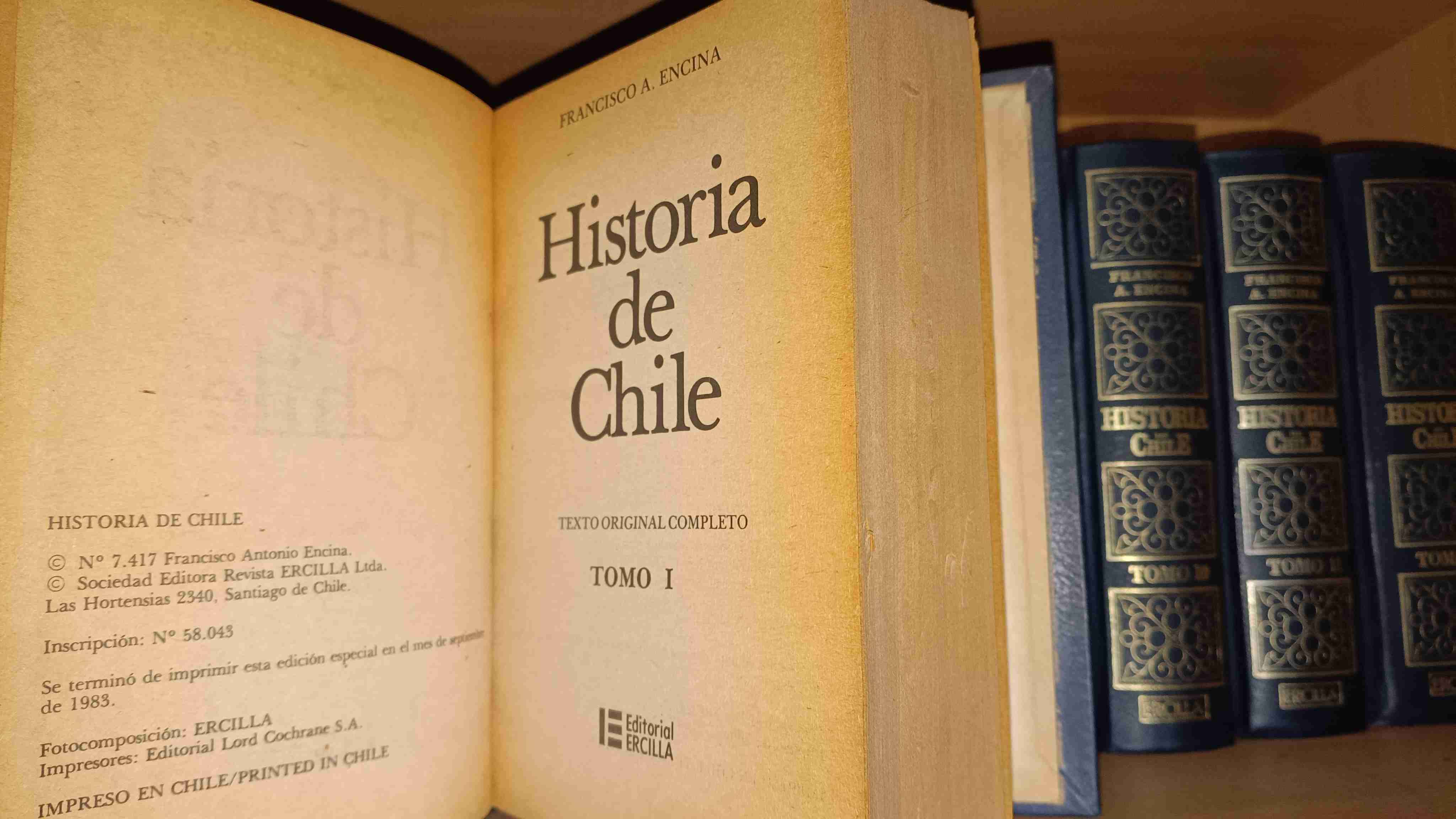 Colección Historia de Chile 12 tomos - miniatura 3