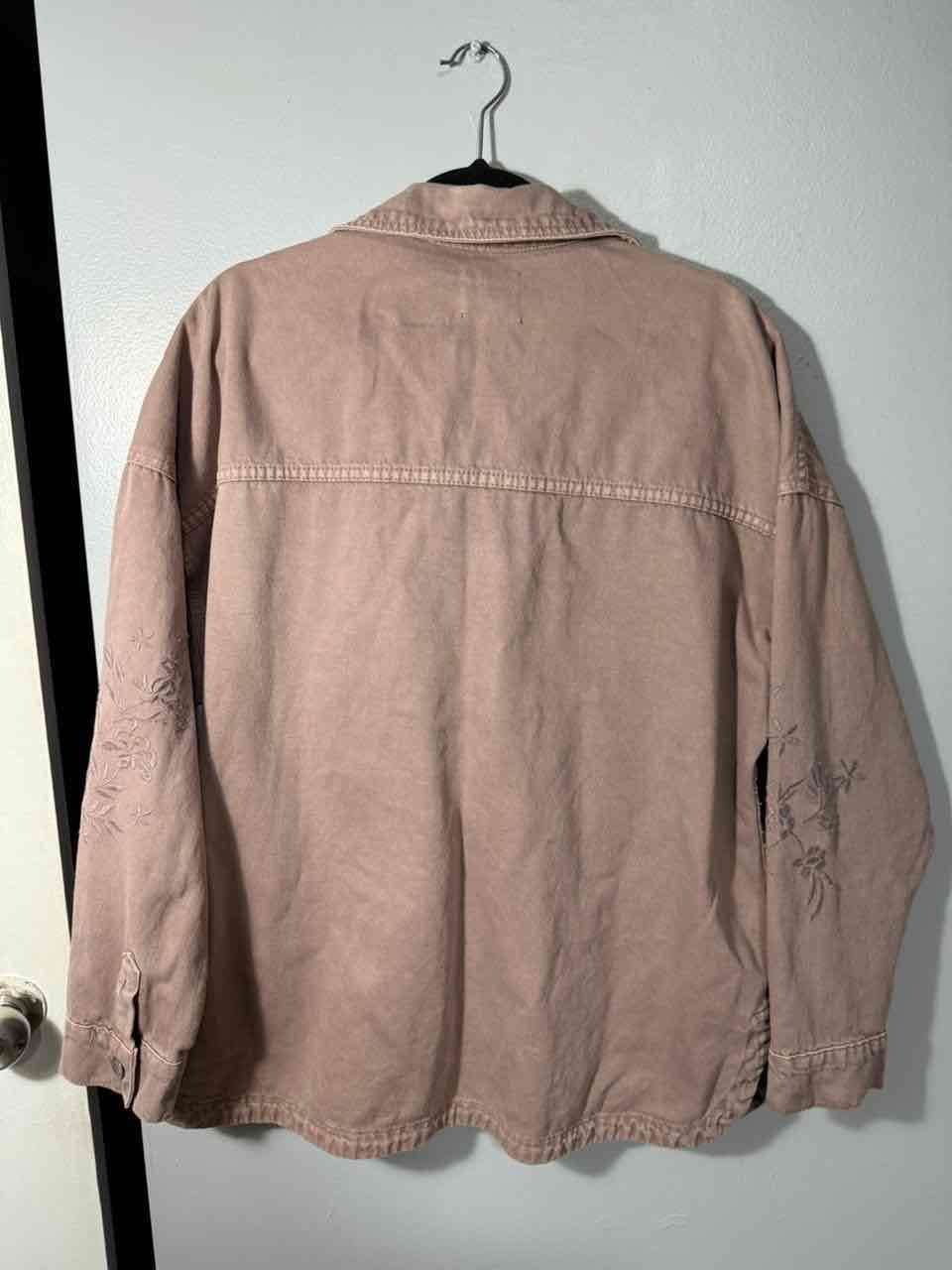 Sobrecamisa de jeans bordada Greenfield – Talla XL - miniatura 4