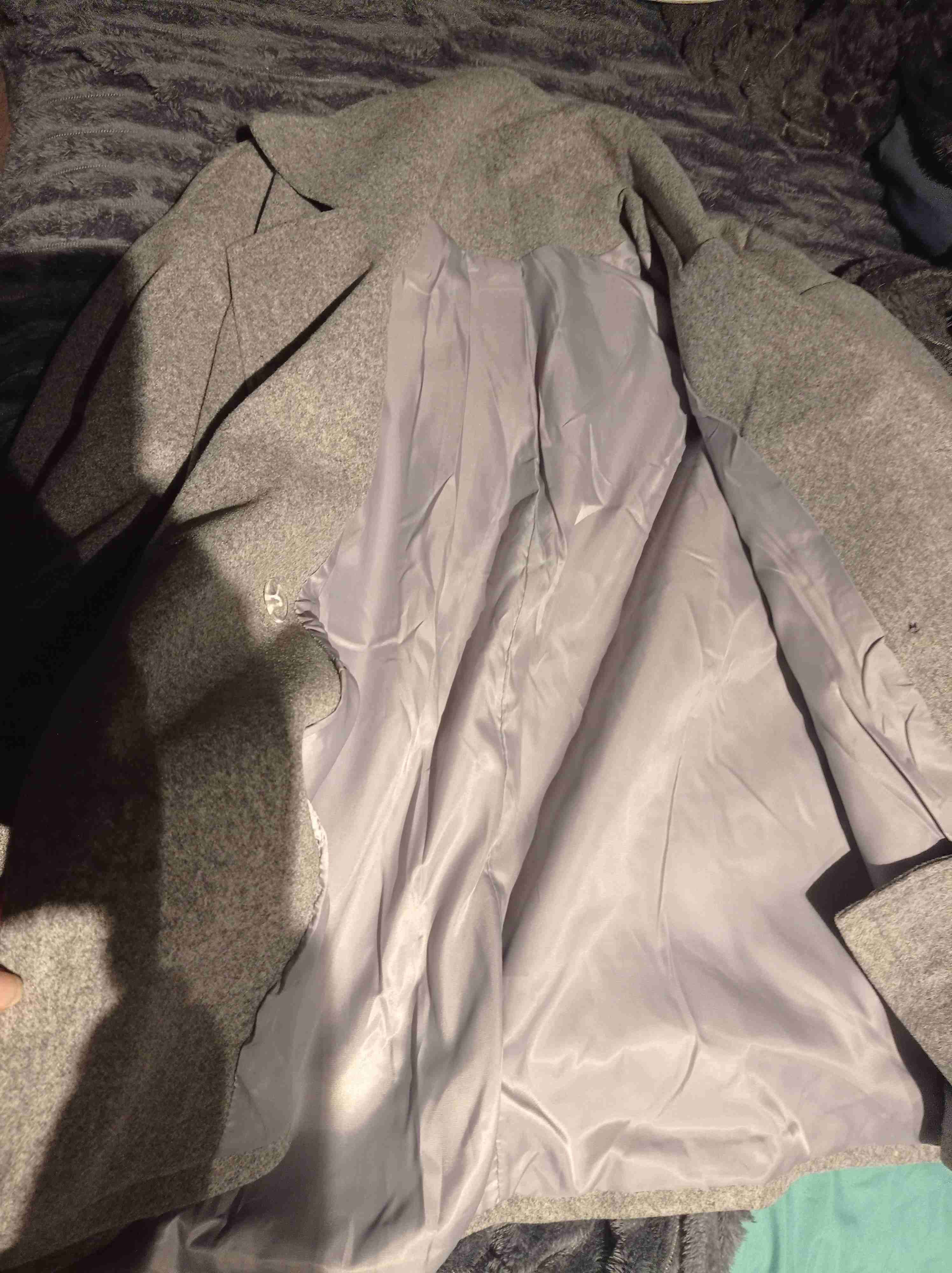 Abrigo gris elegante - miniatura 2