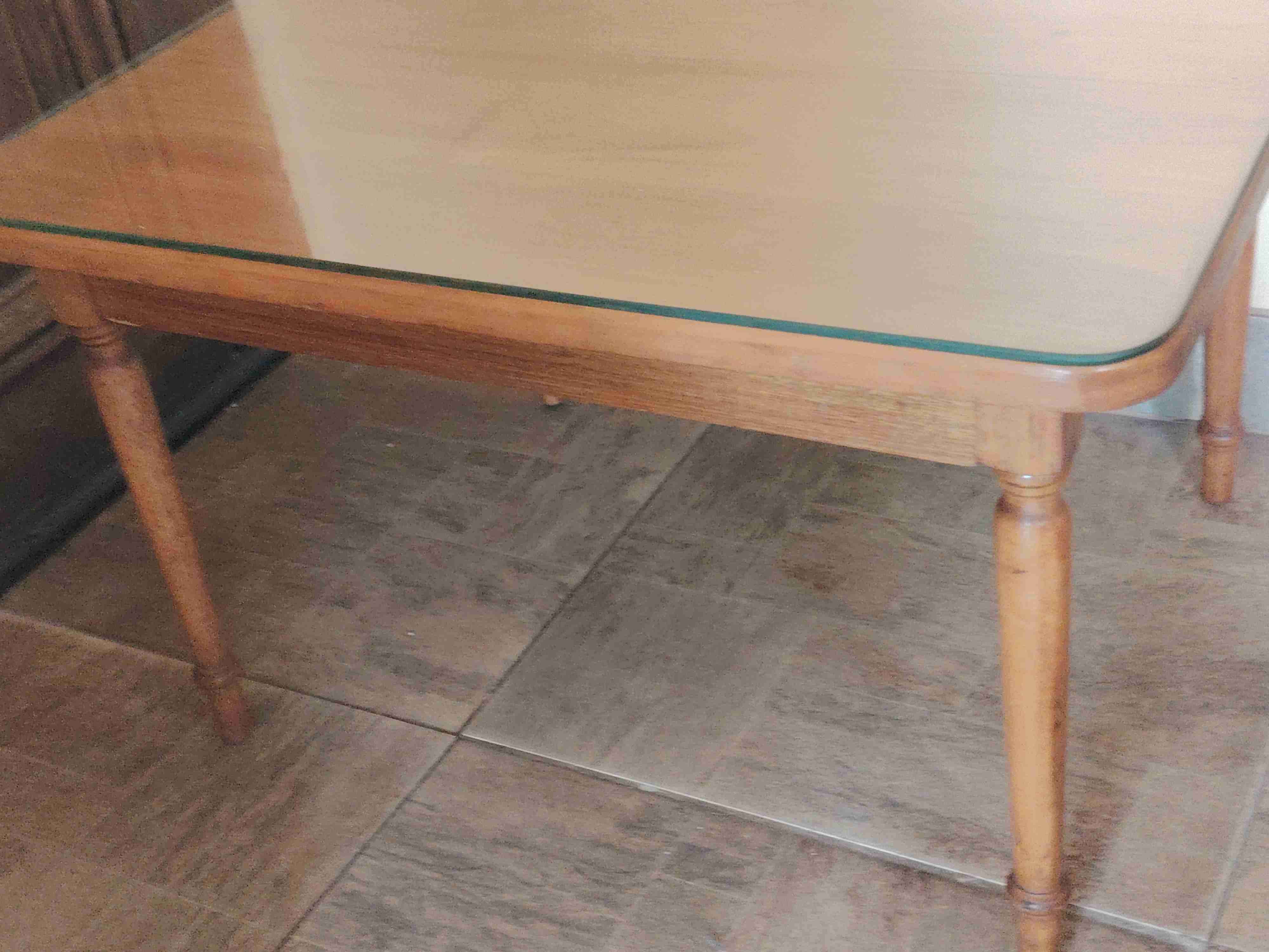 Mesa Centro cuadrada de madera - miniatura 3