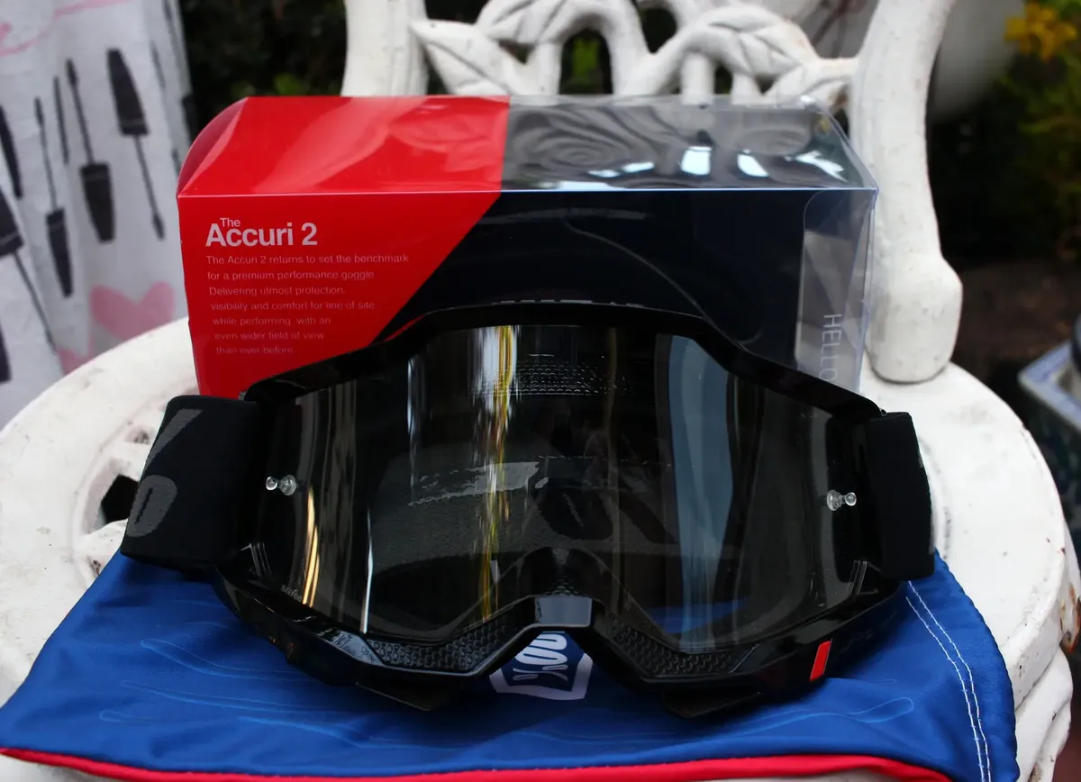 Antiparras 100% Accuri 2 Genuinas BIci y/o Moto - miniatura 3