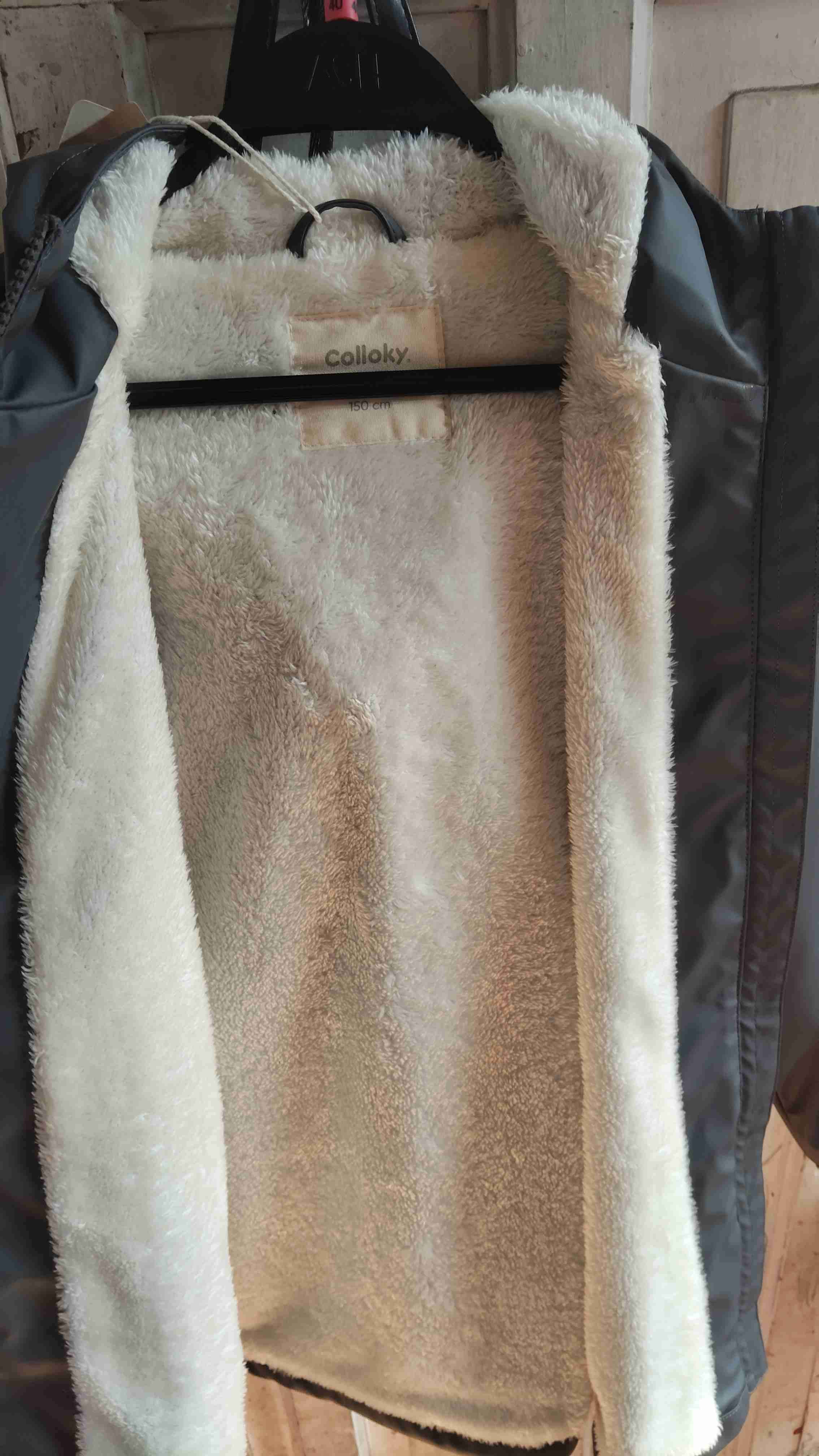 Chaqueta impermeable gris - miniatura 2