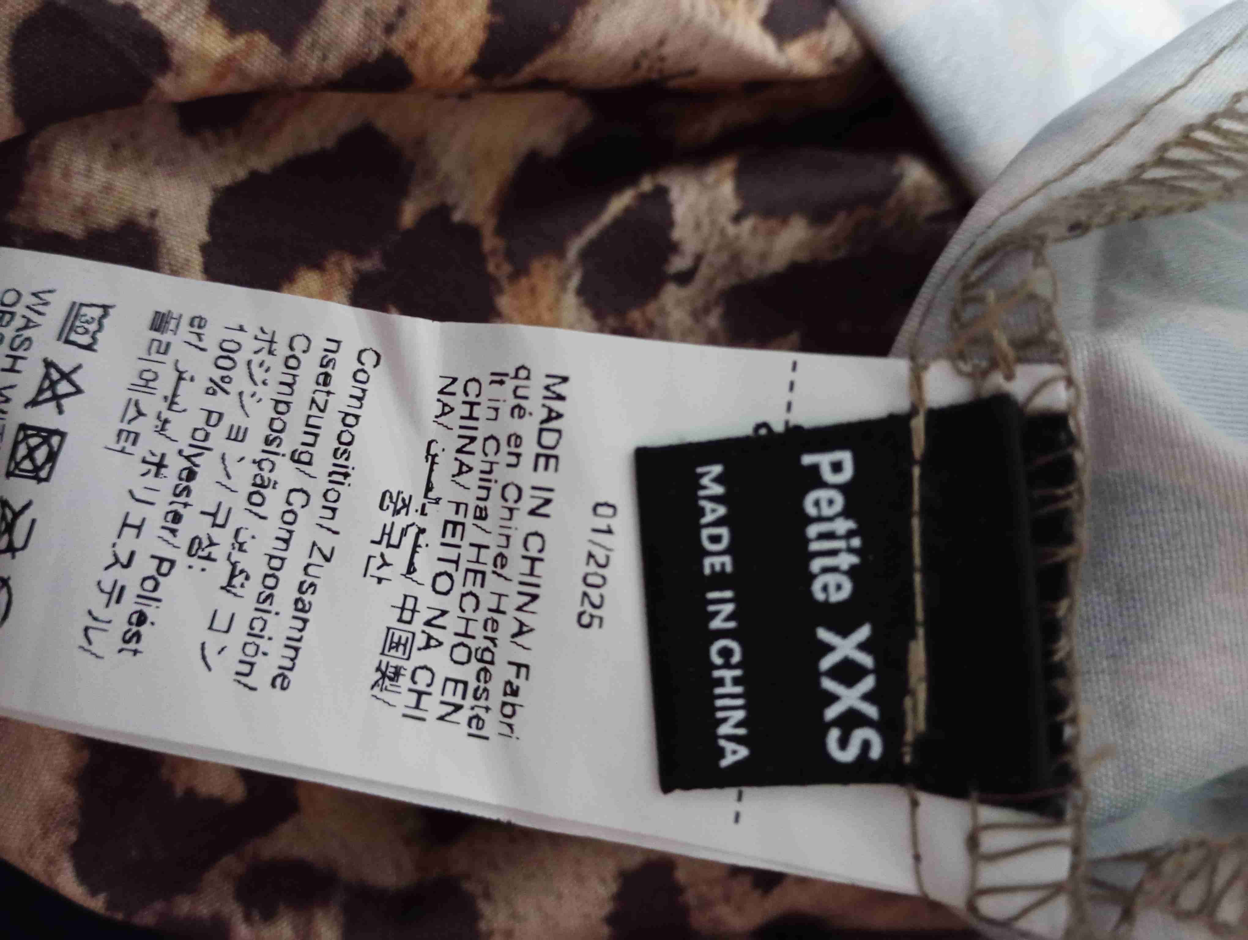 Vestido animal print con - miniatura 3