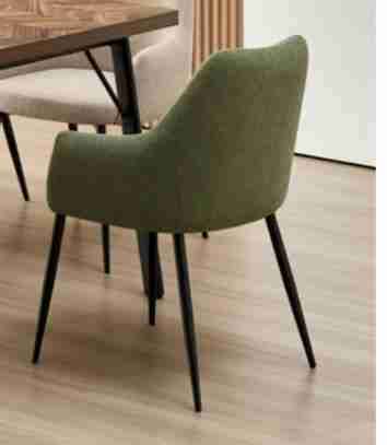 Sillón verde Oliva moderno - miniatura 2