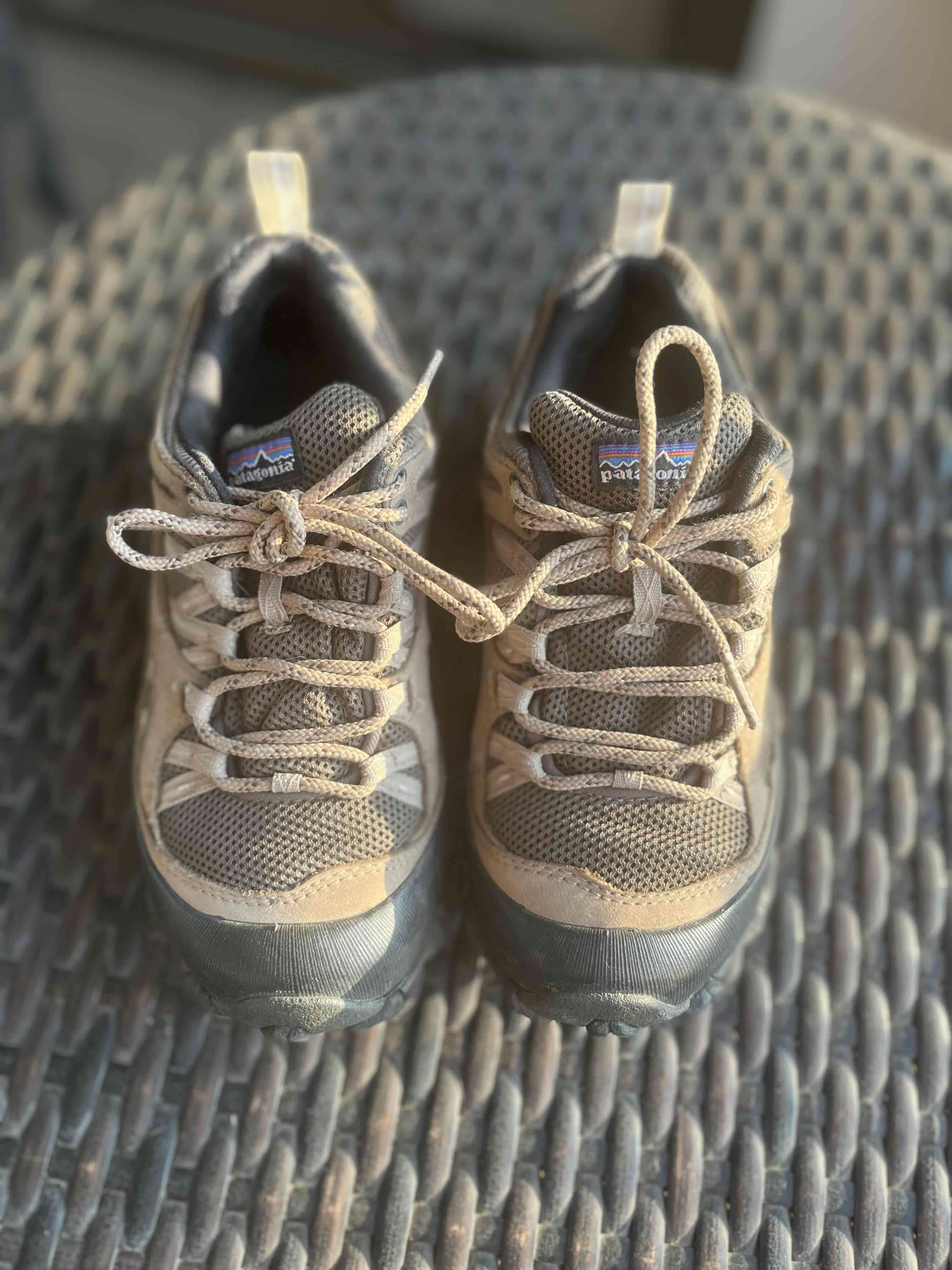 Zapatillas trekking gris y beige talla 35 - miniatura 2