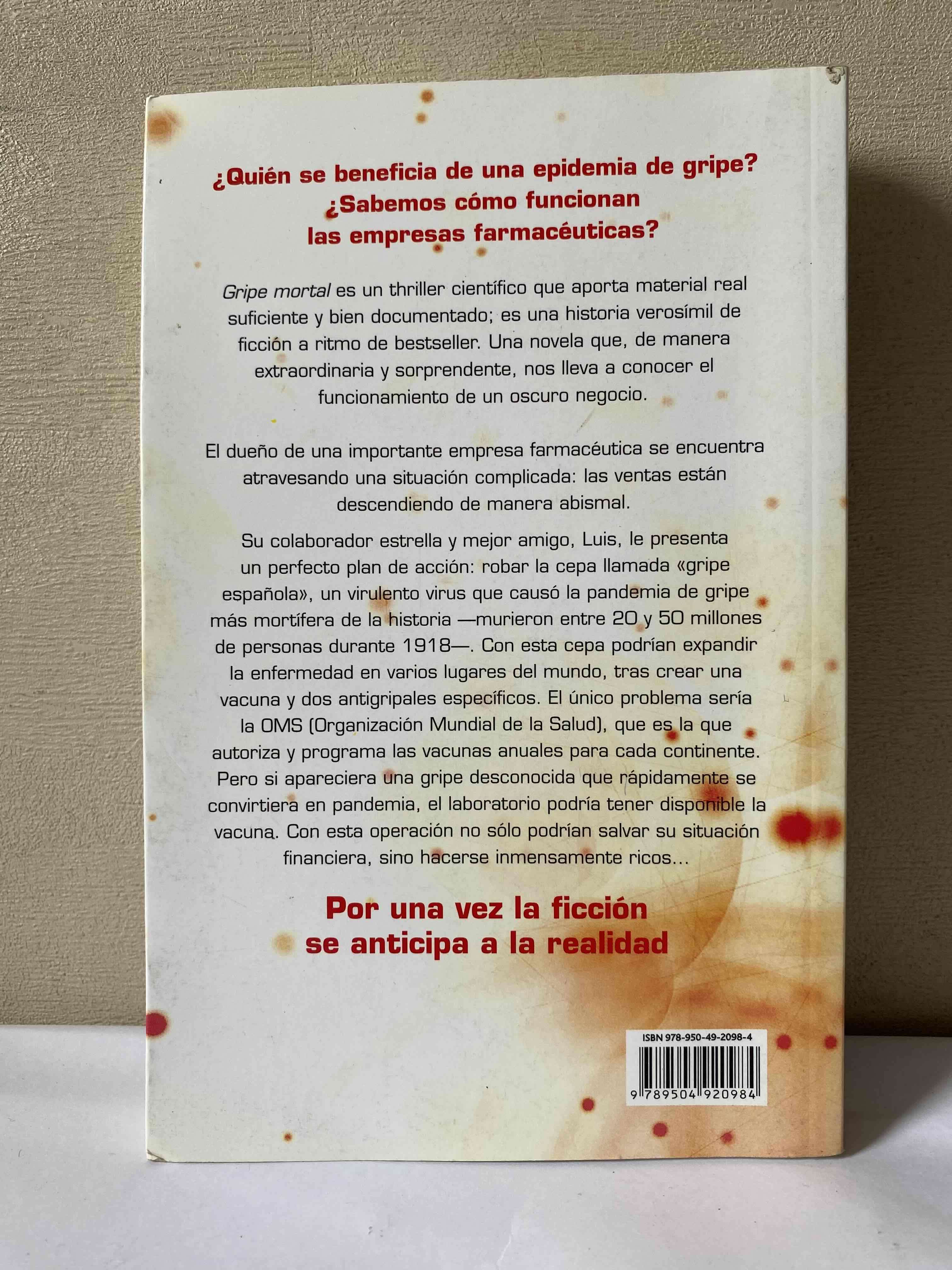 Libro Gripe Mortal - miniatura 2