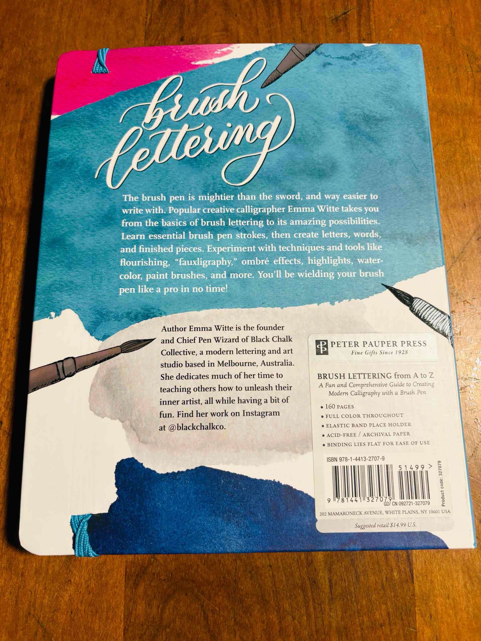 Libro Brush Lettering de A a Z - miniatura 2