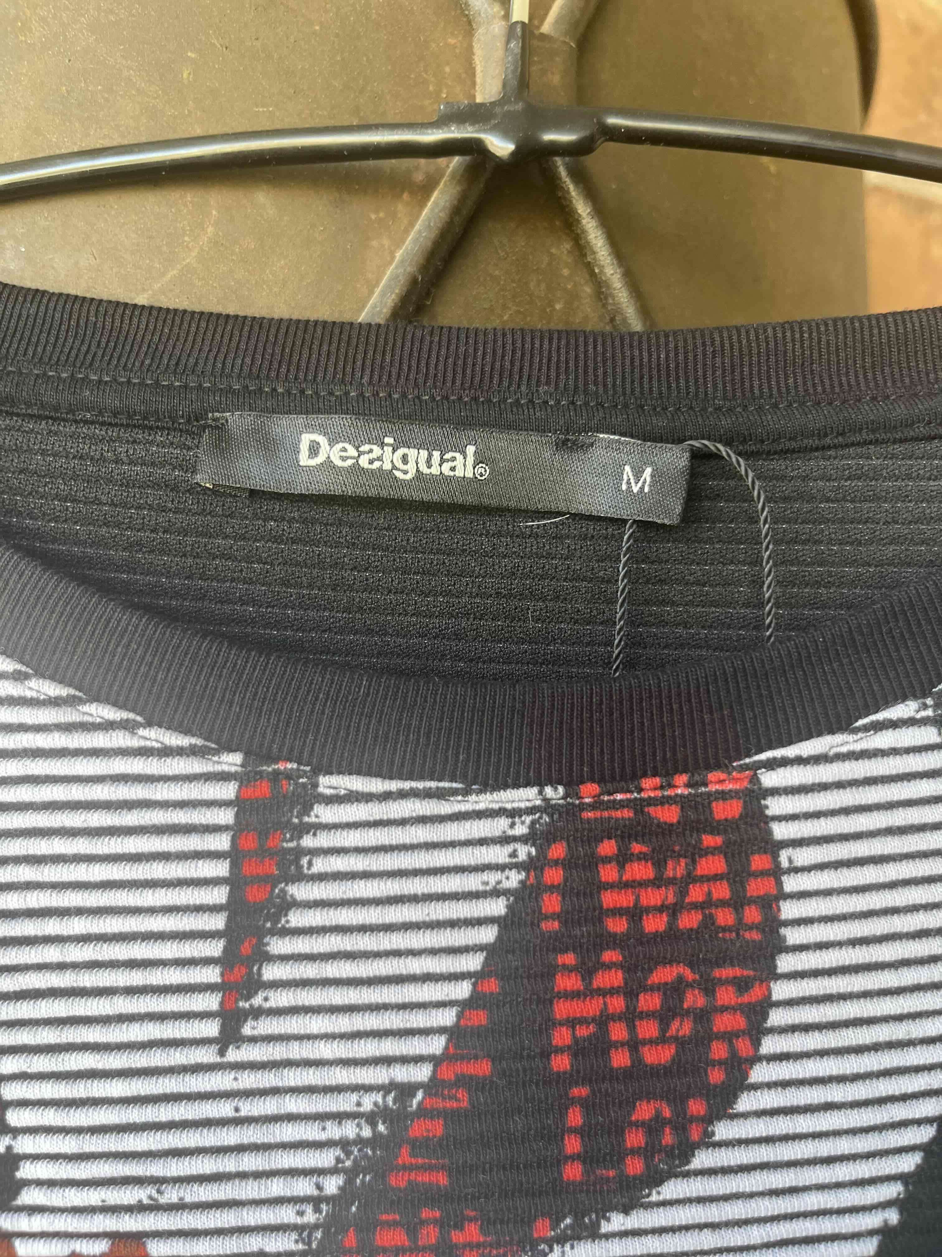 Vestido floral negro estampado Desigual - miniatura 2