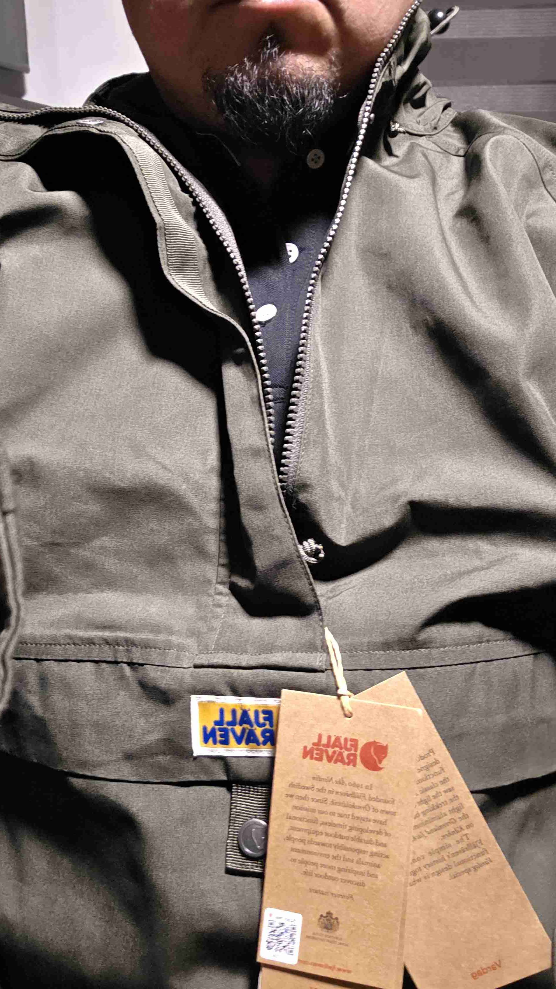 Anorak verde oscuro Fjällräven - miniatura 5