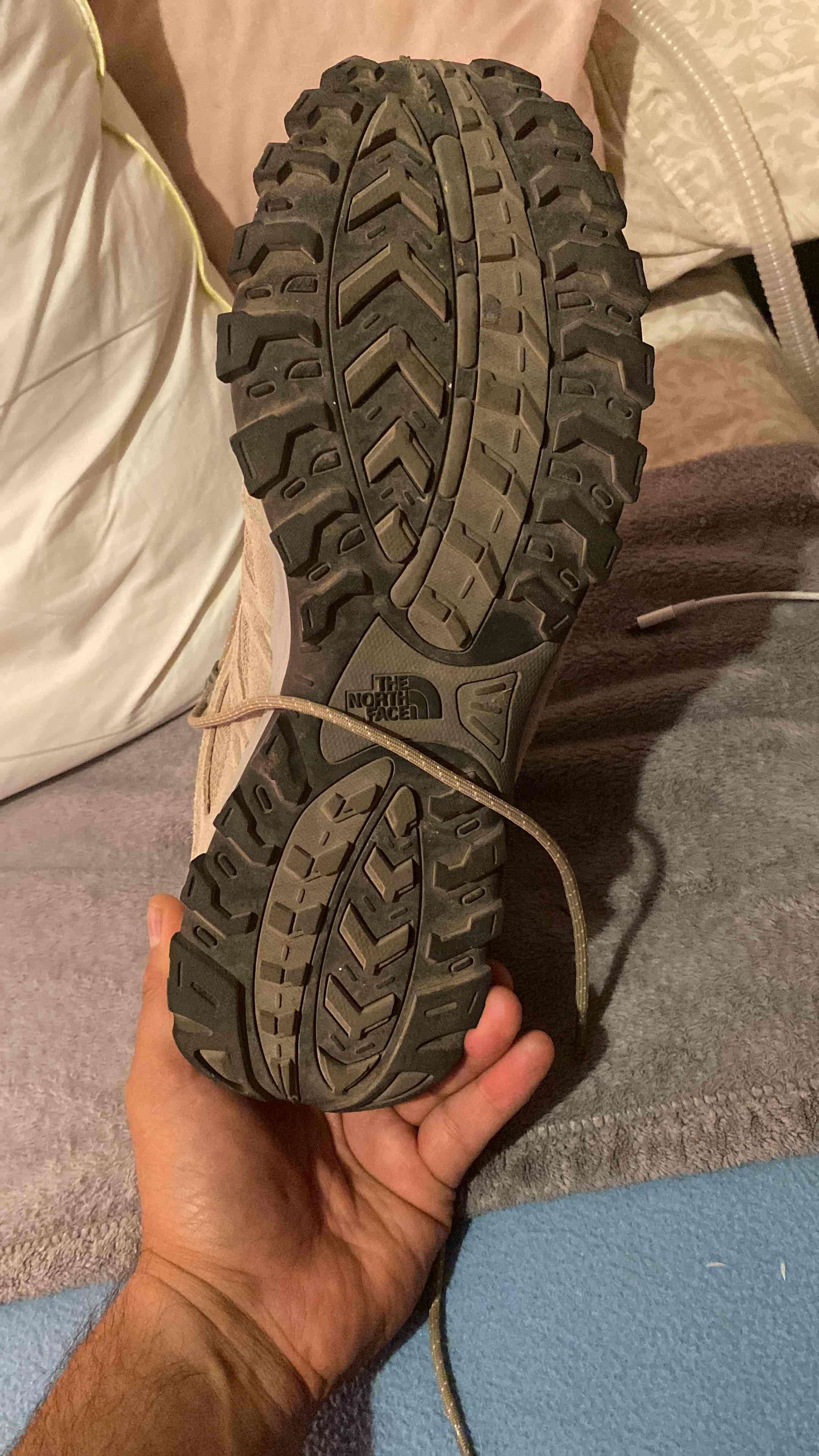 Botas trekking beige northface - miniatura 2